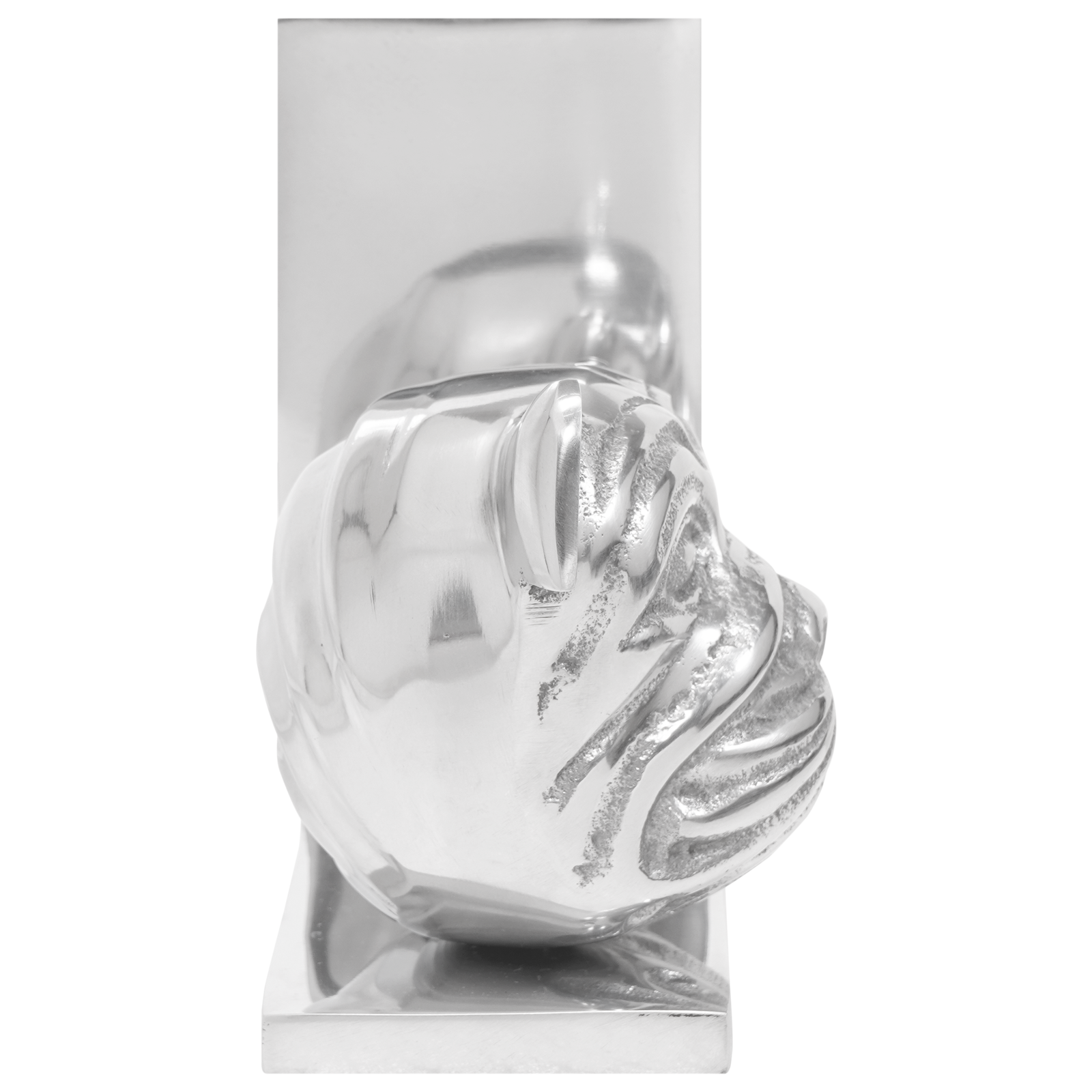 Bookends 2 pcs Silver 8x12x16,5 cm Aluminium Dog - Image 4