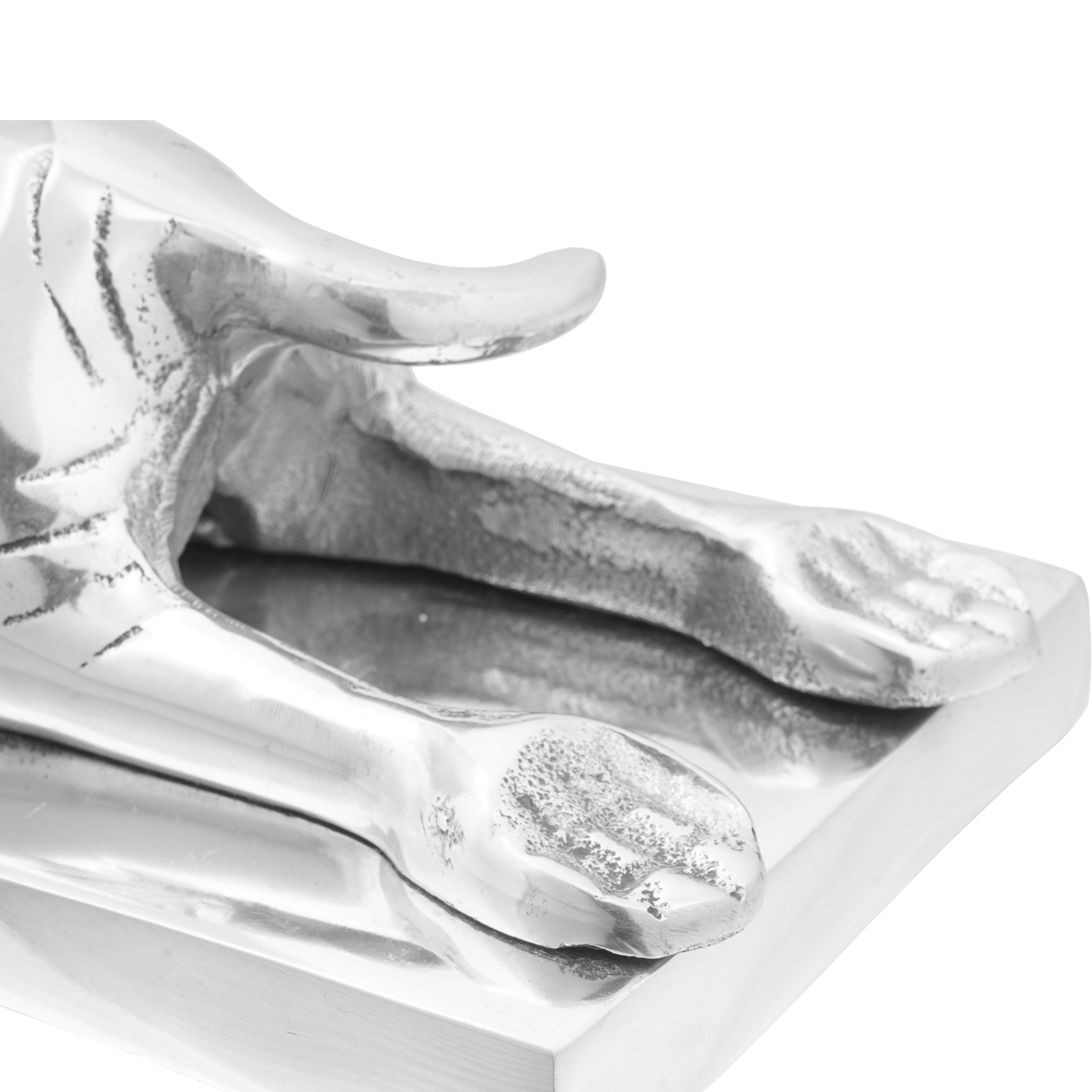 Bookends 2 pcs Silver 12x15x18 cm Aluminium Dog - Image 9