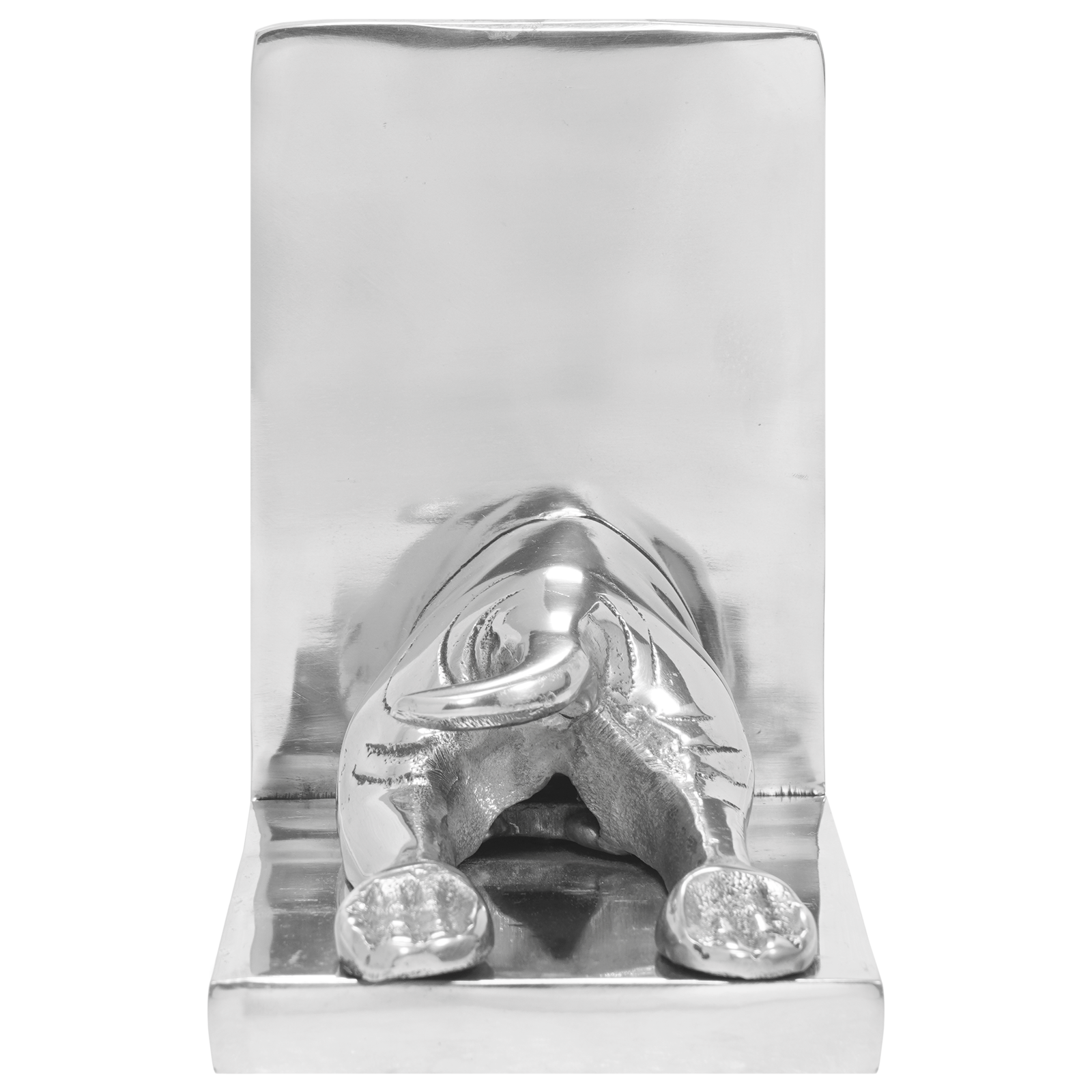 Bookends 2 pcs Silver 12x15x18 cm Aluminium Dog - Image 5
