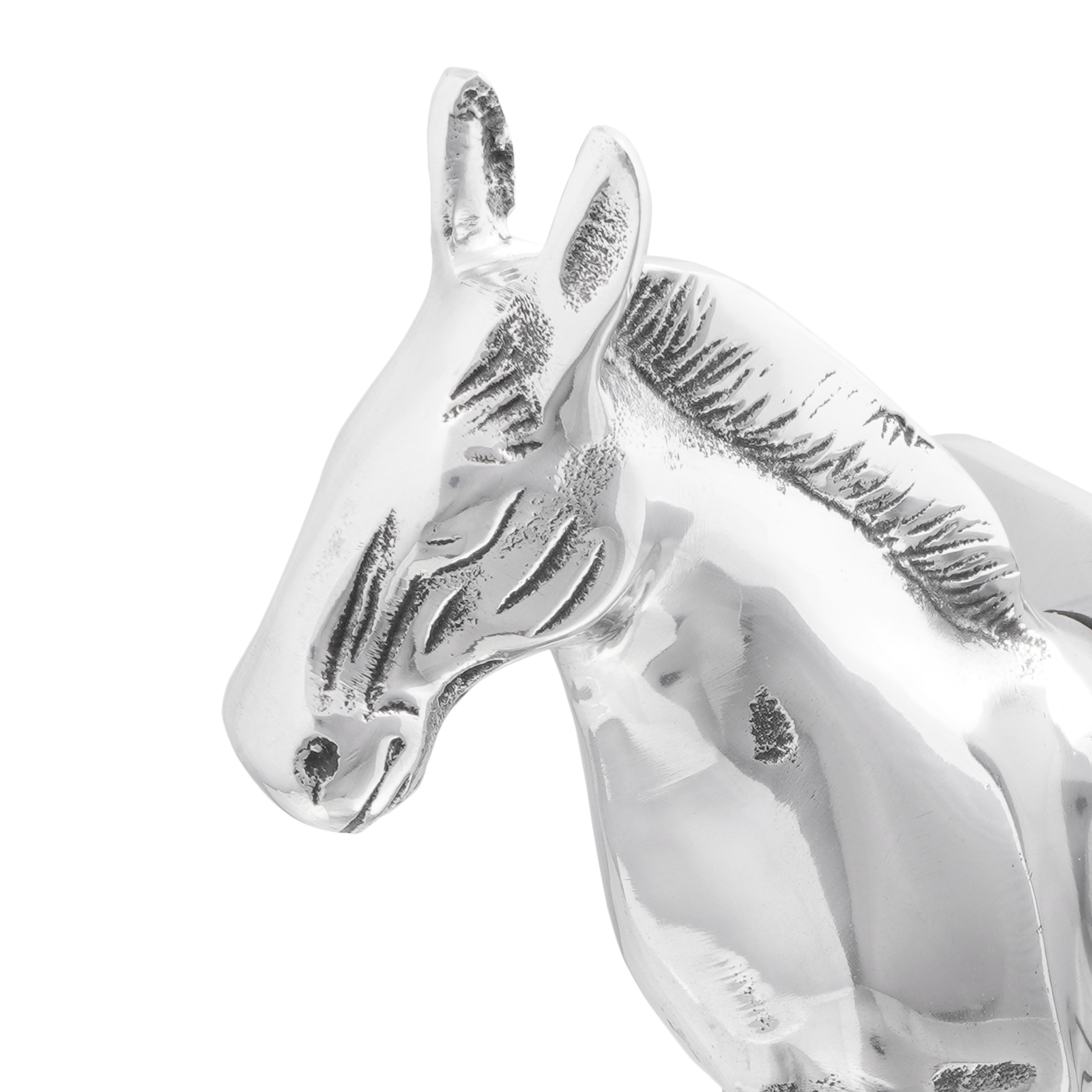 Bookends 2 pcs Silver 11x14x25 cm Aluminium Horse - Image 7