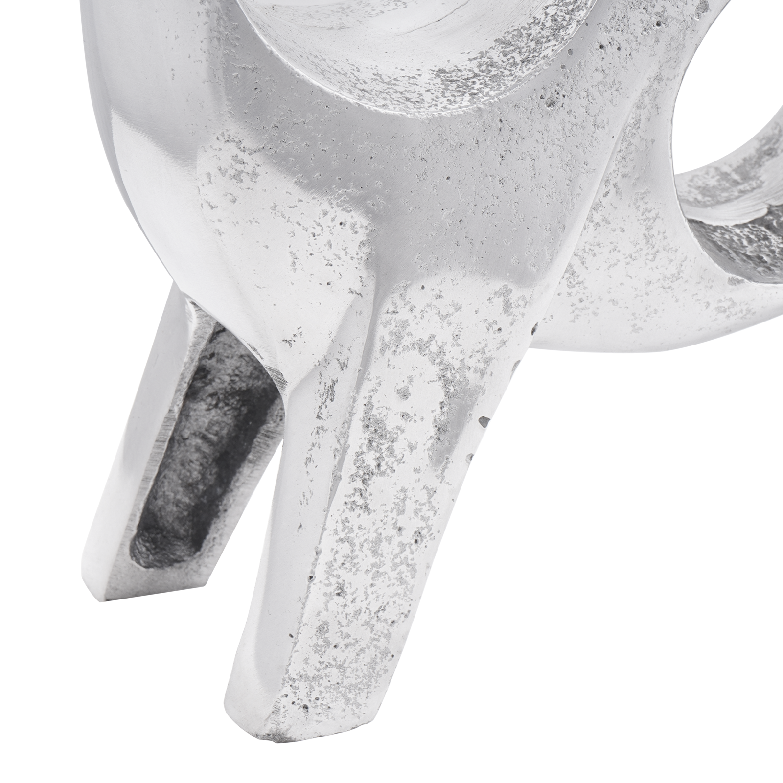 Bull Sculpture Silver 22x9,5x34 cm Aluminium - Image 6