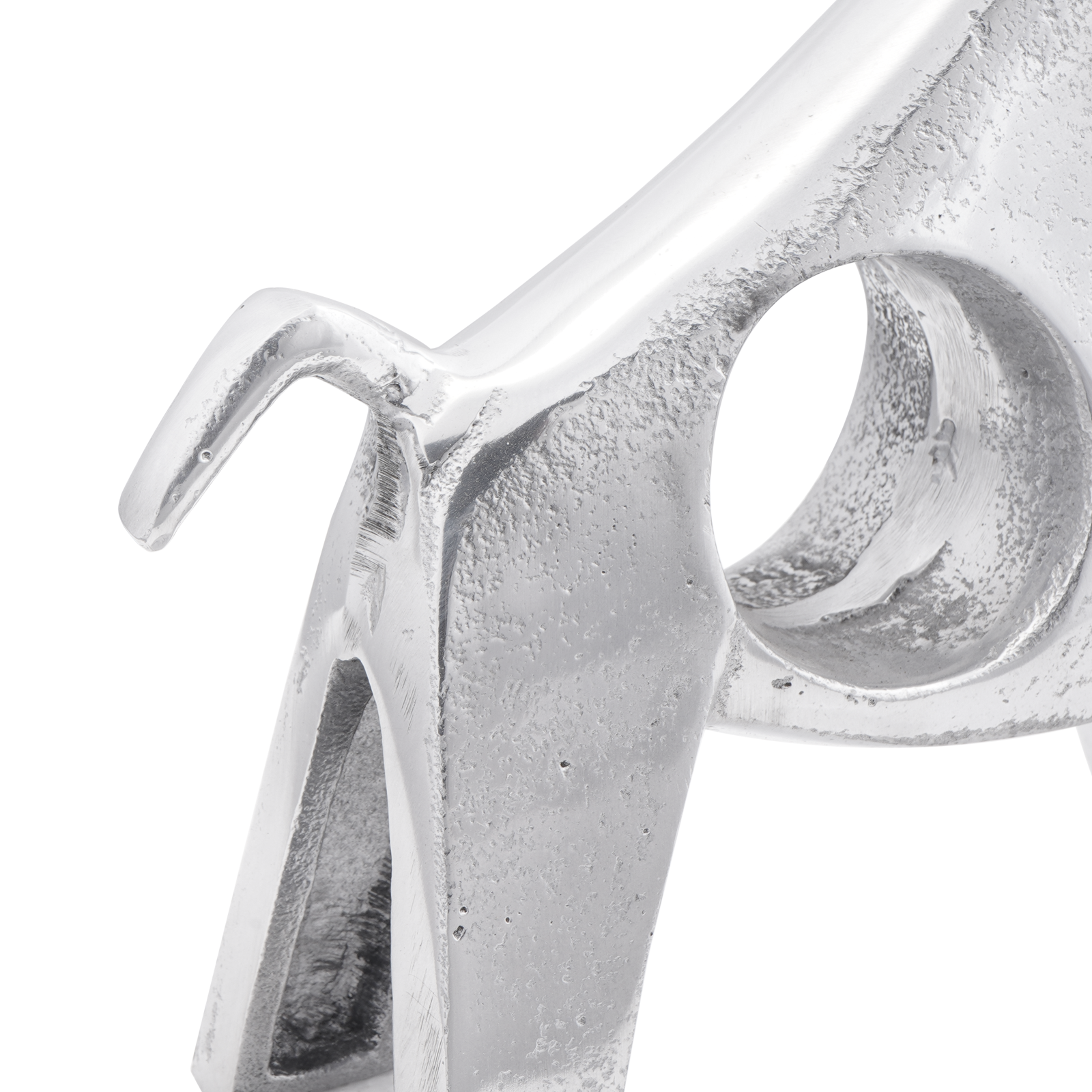 Bull Sculpture Silver 22x9,5x34 cm Aluminium - Image 7