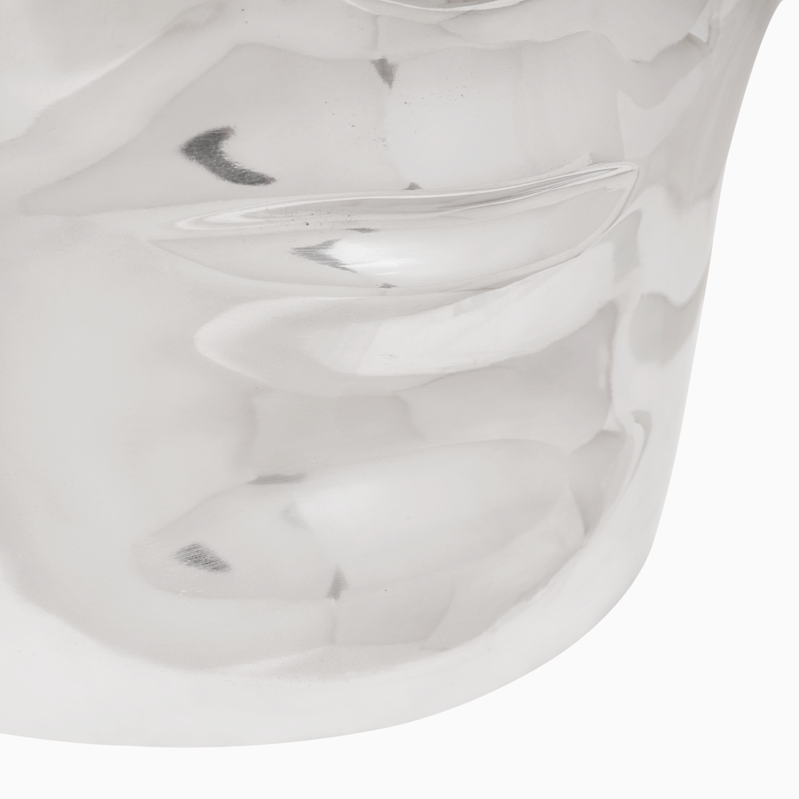 Face Stool Silver 33x33x45 cm Aluminium - Image 7