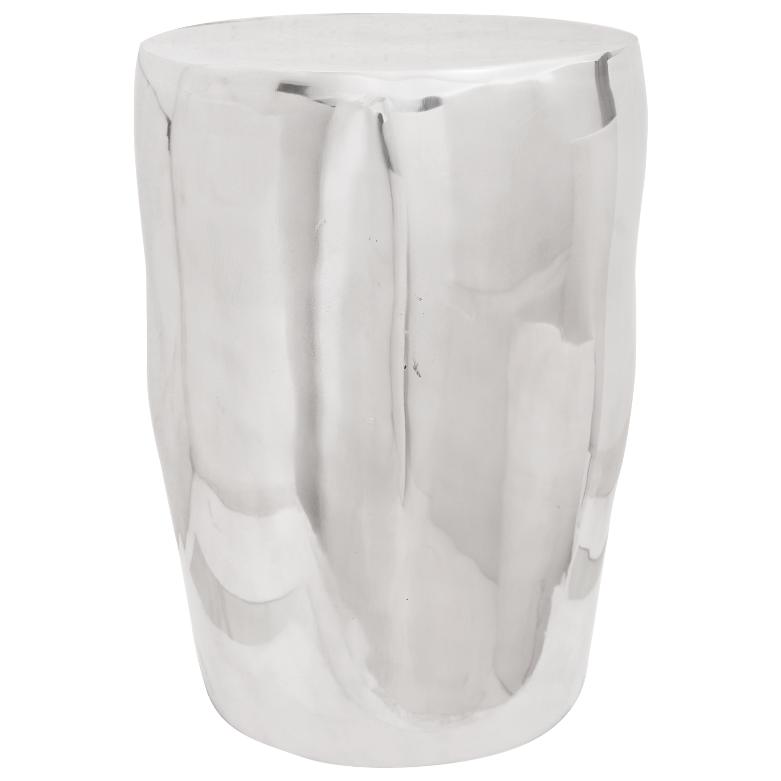 Face Stool Silver 33x33x45 cm Aluminium - Image 2