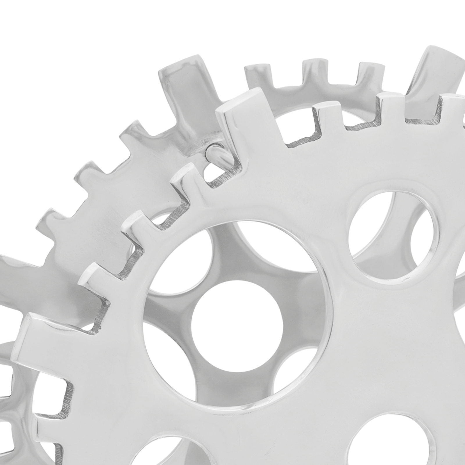 Wine Rack Silver 15.4x5.5x15.4 inches Aluminium - Image 4