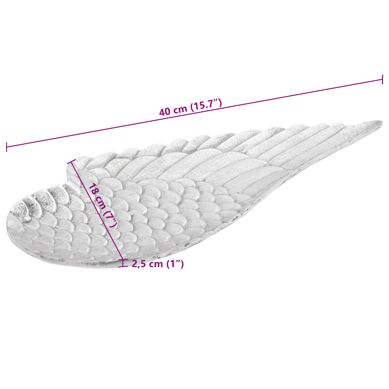 Fruit Baskets 2 pcs Silver 40x18x4 cm Aluminium - Image 9