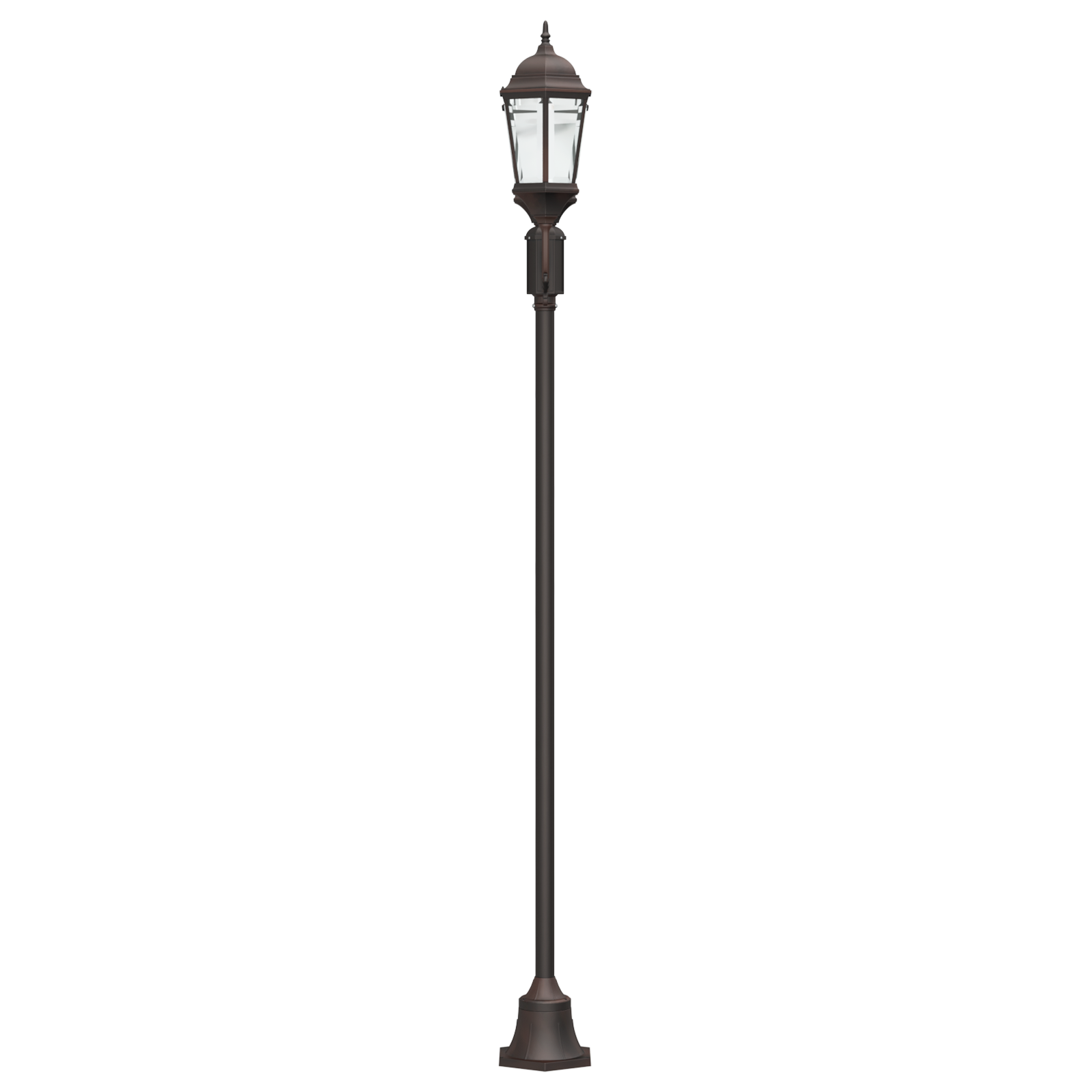 Garden Light Post 2-Lamp E27 Bronze 220 cm Aluminium - Image 4