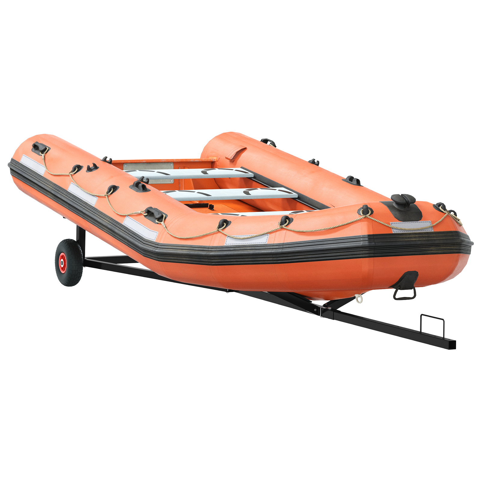 Boat Trailer 212-302 cm Adjustable Length 160 kg Steel - Image 3