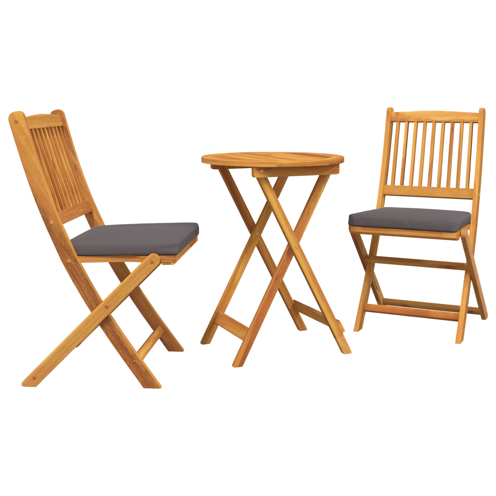Thumbnail - vidaXL 3-tlg. Garten-Bistro-Set Massivholz Akazie