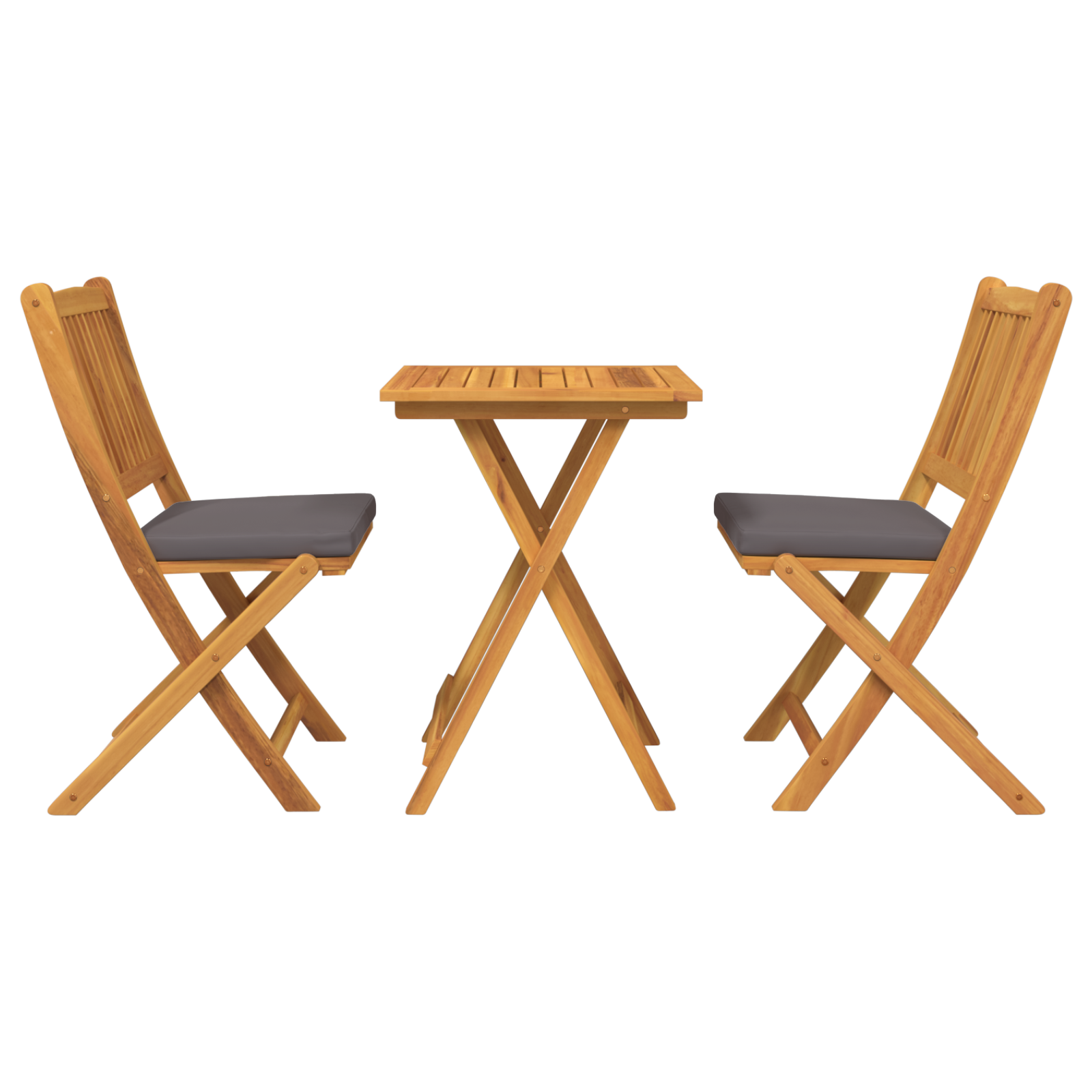 3 Piece Garden Bistro Set Solid Wood Acacia - Image 7