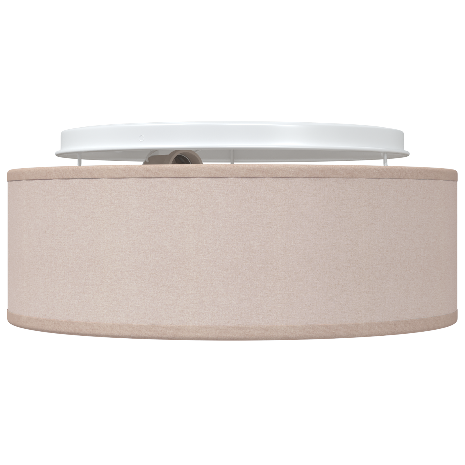 Ceiling Lights Flush Mount Taupe 30 cm Fabric E27 - Image 3