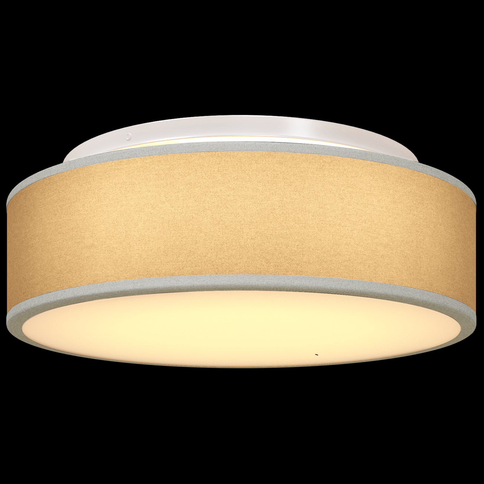 Ceiling Lights Flush Mount Grey Ø 38 cm Fabric E27 - Image 9
