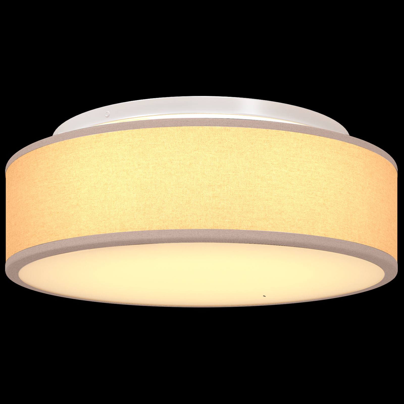 Ceiling Lights Flush Mount Taupe Ø 38 cm Fabric E27 - Image 9