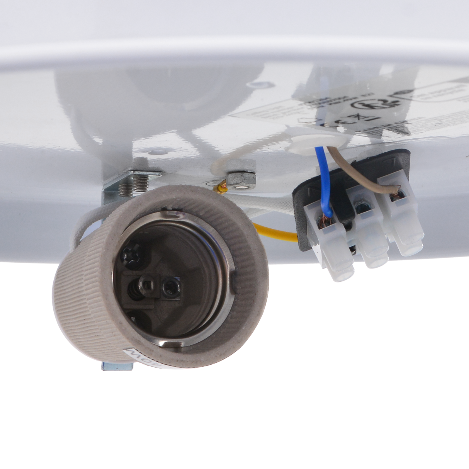 Ceiling Lights with Starry Lampshade Taupe Ø 30 cm Fabric E27 - Image 7