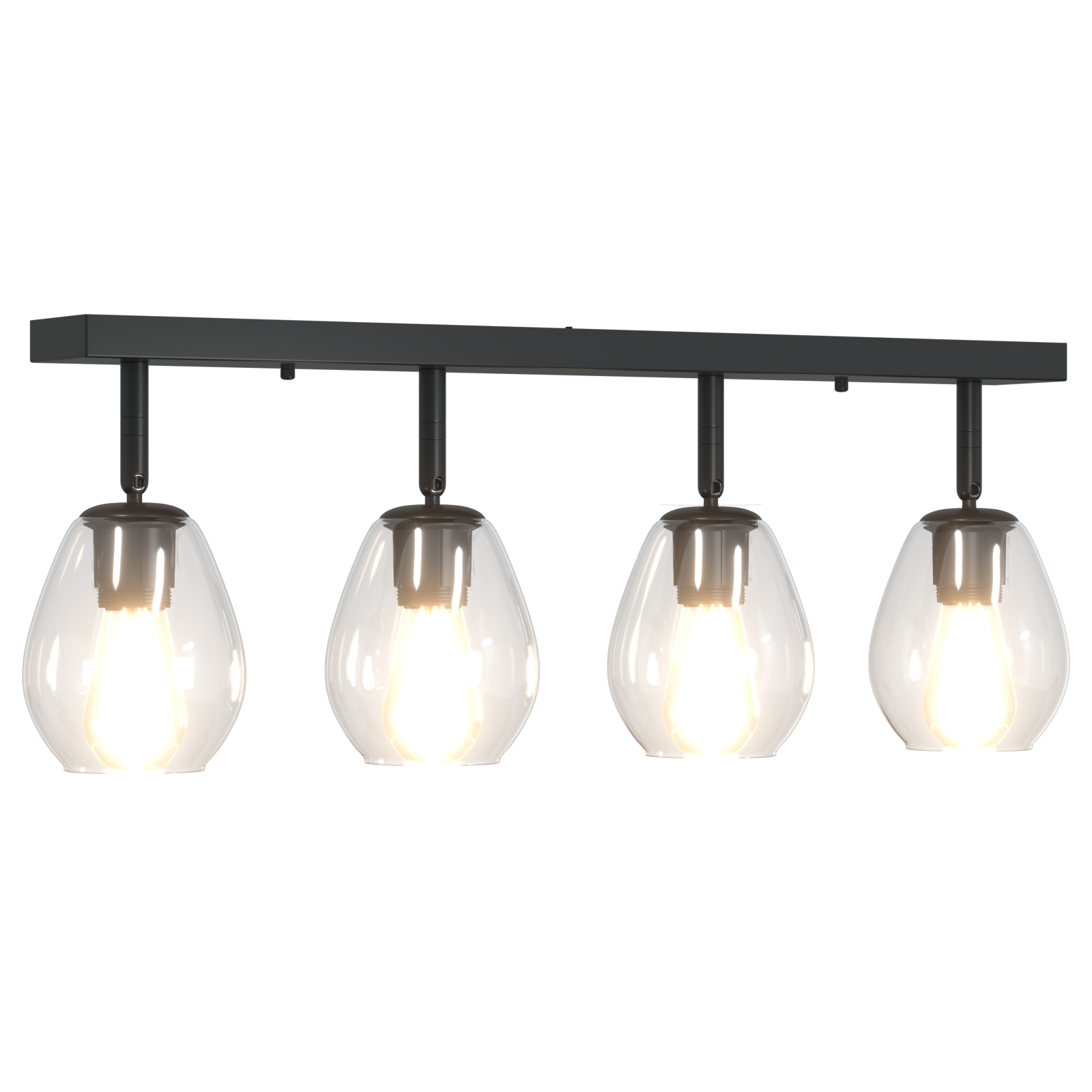 Ceiling Lights with Adjustable Glass Lampshade Anthracite E27 - Image 9