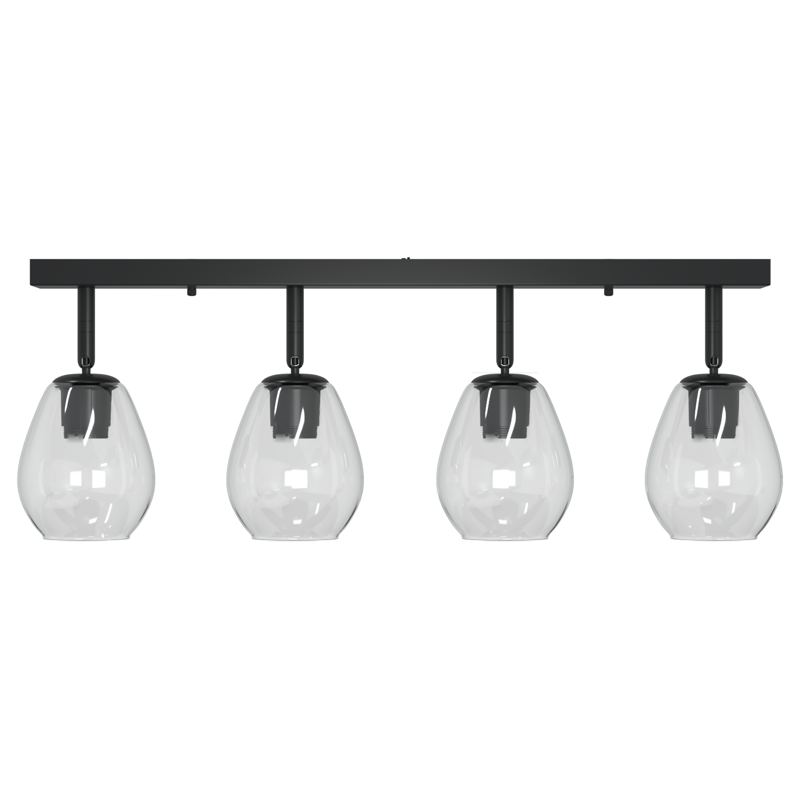 Ceiling Lights with Adjustable Glass Lampshade Anthracite E27 - Image 4