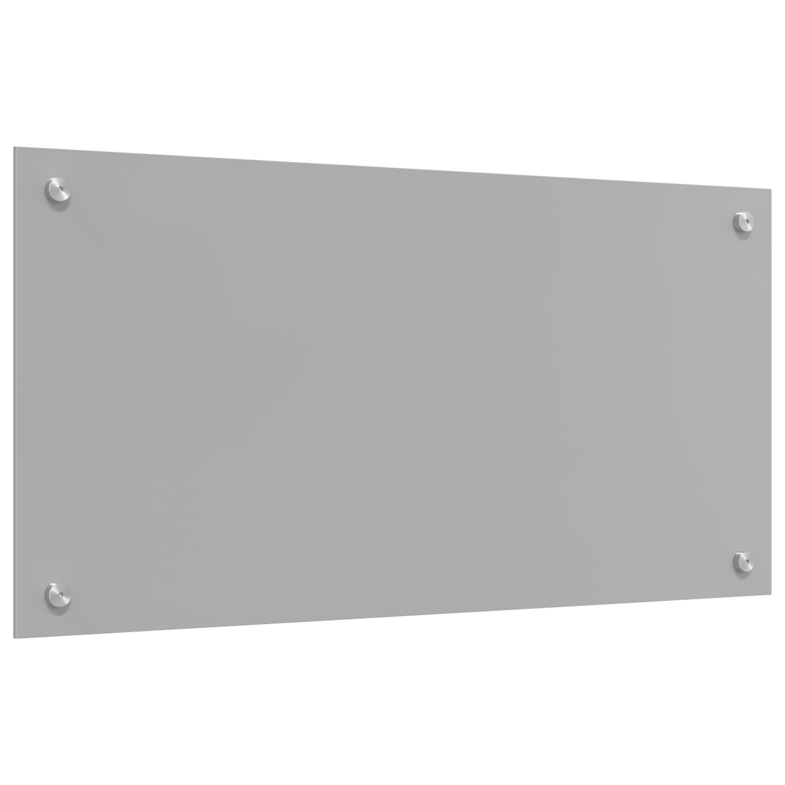 Køkken Backsplash Lysegrå 80x40x0,6 cm Hærdet Glas - Billede 2