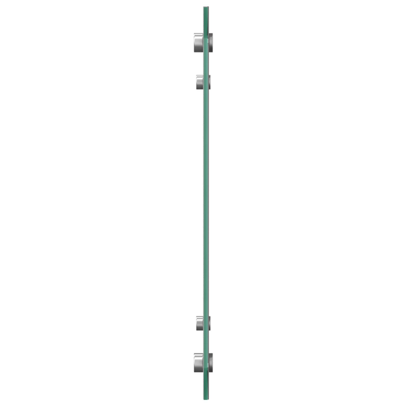 Køkken Backsplash Lysegrå 80x40x0,6 cm Hærdet Glas - Billede 6