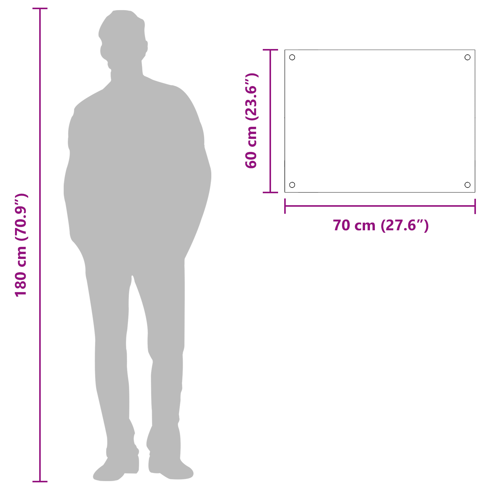 Kitchen Backsplash Dark Grey 70x60x0.6 cm Tempered Glass - Image 10