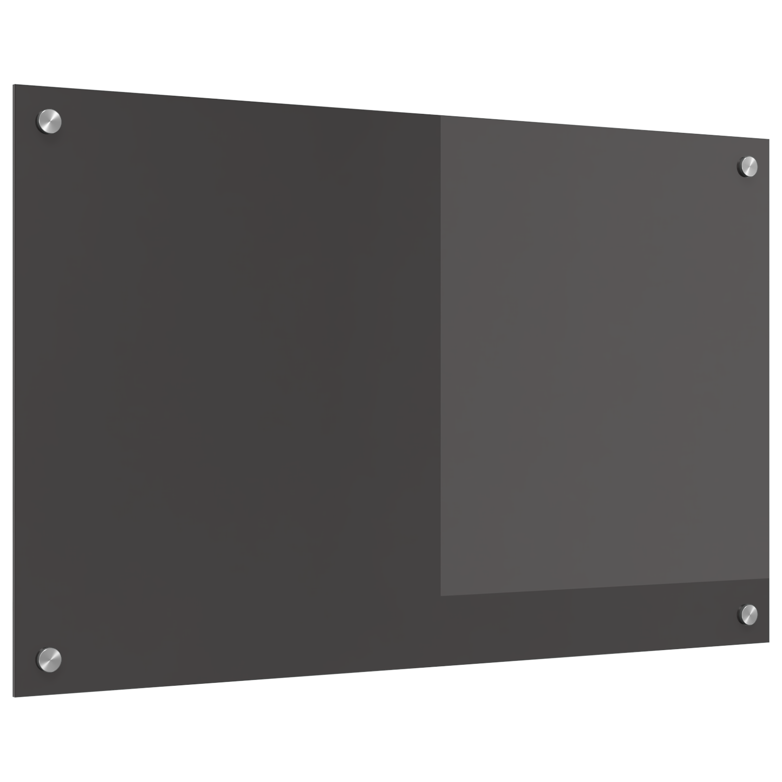 Mørkegrå Køkken Backsplash 80x50x0.6 cm Hærdet Glas 4 image product%2F42001242%2FP Image 42001242 WBG Angle Main 01