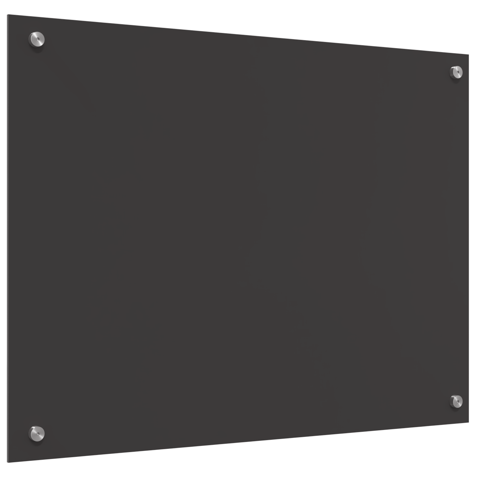 Kitchen Backsplash in Dark Grey - 80x60x0.6 cm Tempered Glass - Image 2