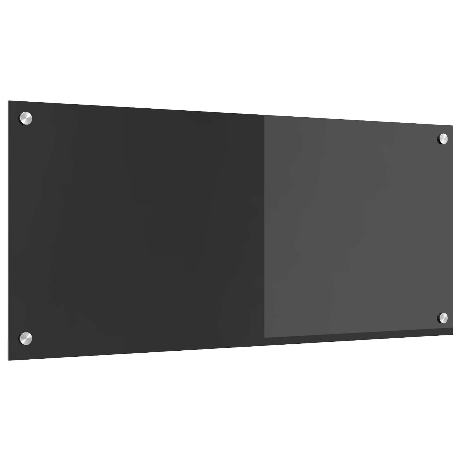 Kitchen Backsplash in Dark Grey - 90x40x0.6 cm Tempered Glass - Image 4