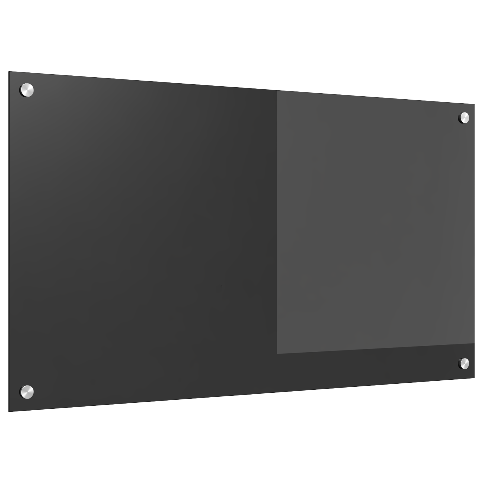 Dark Grey Kitchen Backsplash - 90x50x0.6 cm Tempered Glass - Image 4