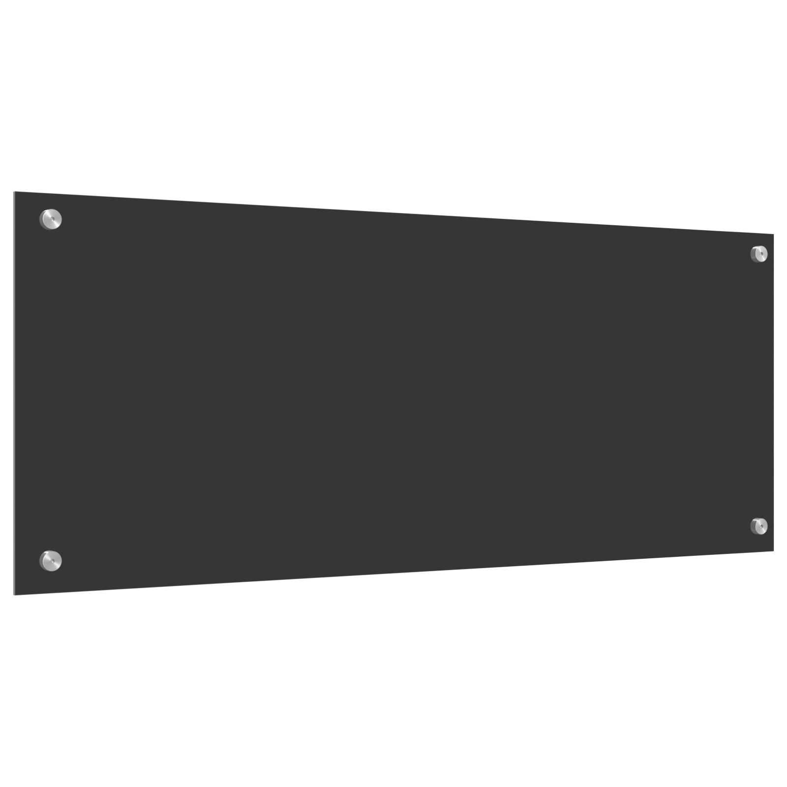 Kitchen Backsplash Dark Grey 100x40x0.6 cm Tempered Glass - Image 2