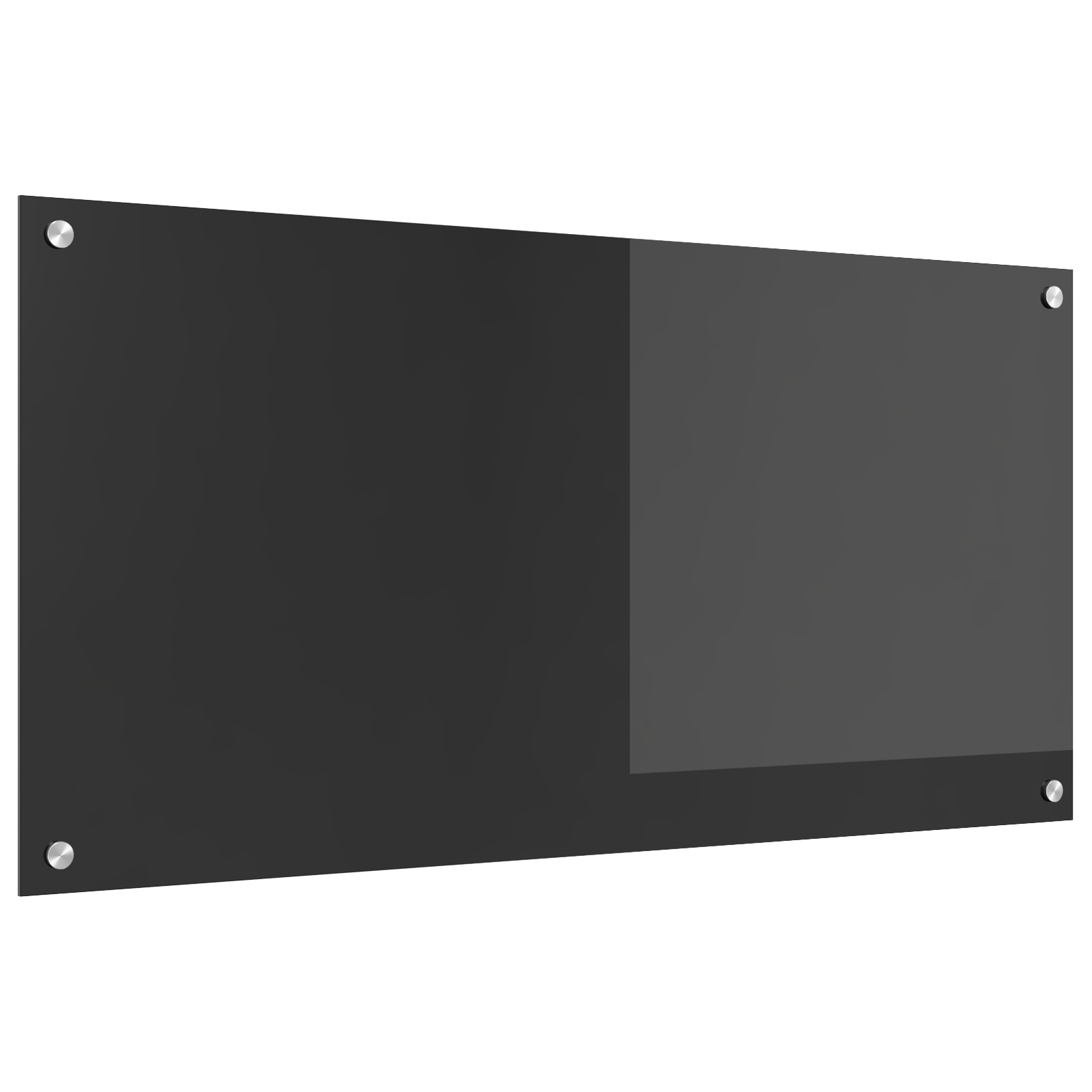 Dark Grey Kitchen Backsplash - 100x50x0.6 cm Tempered Glass - Image 4