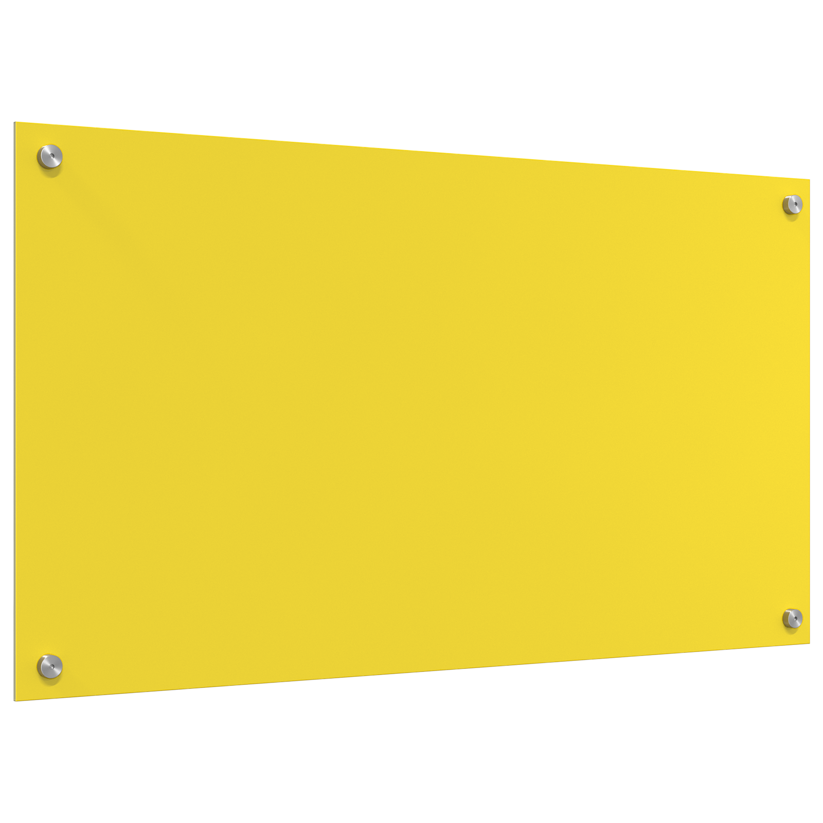 Yellow Kitchen Backsplash, 90x50x0.6 cm, Tempered Glass - Image 2