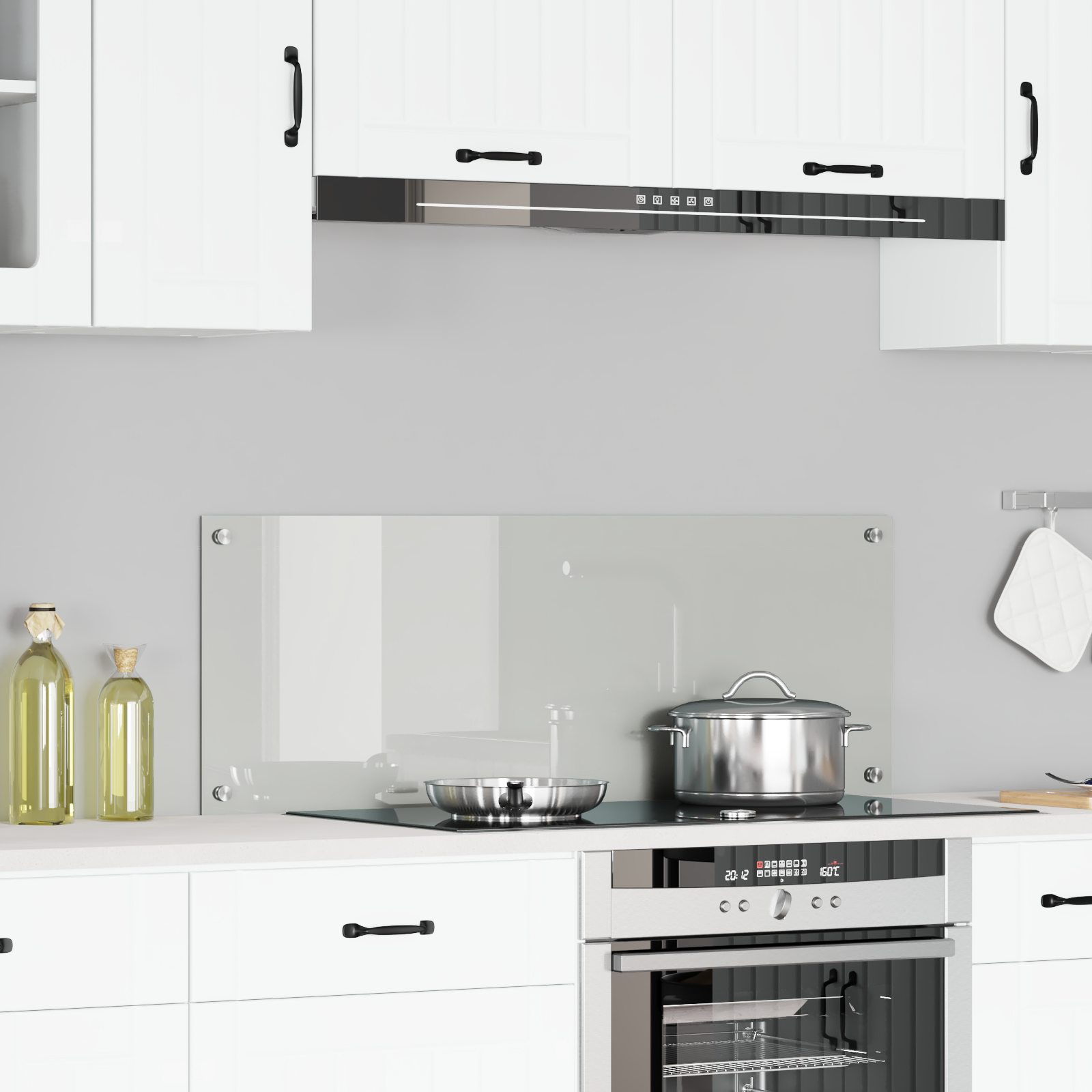Keuken Achterwand Helder 110x40x0.6 cm Gehard Glas