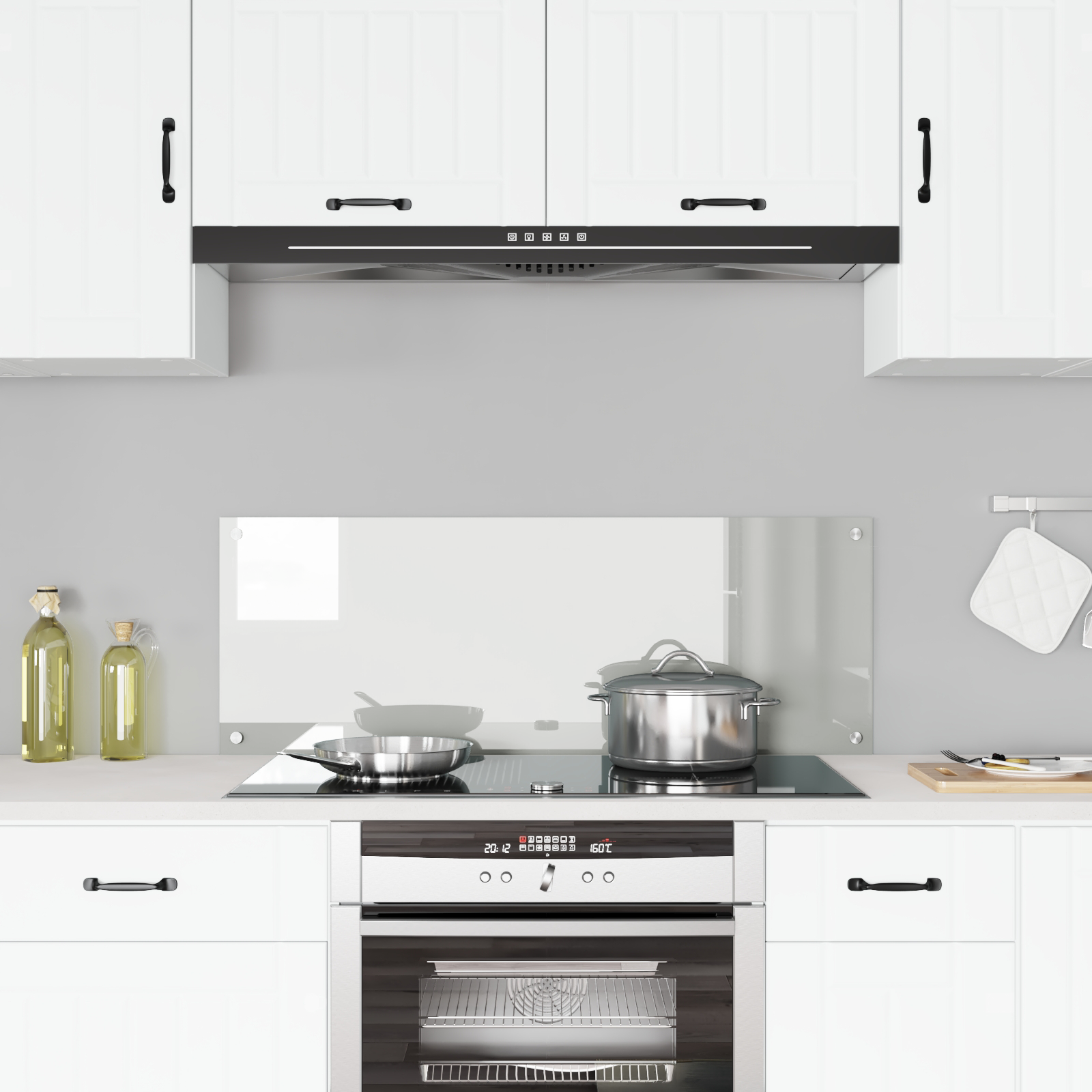 Kitchen Backsplash Clear 110x40x0.6 cm Tempered Glass - Image 3