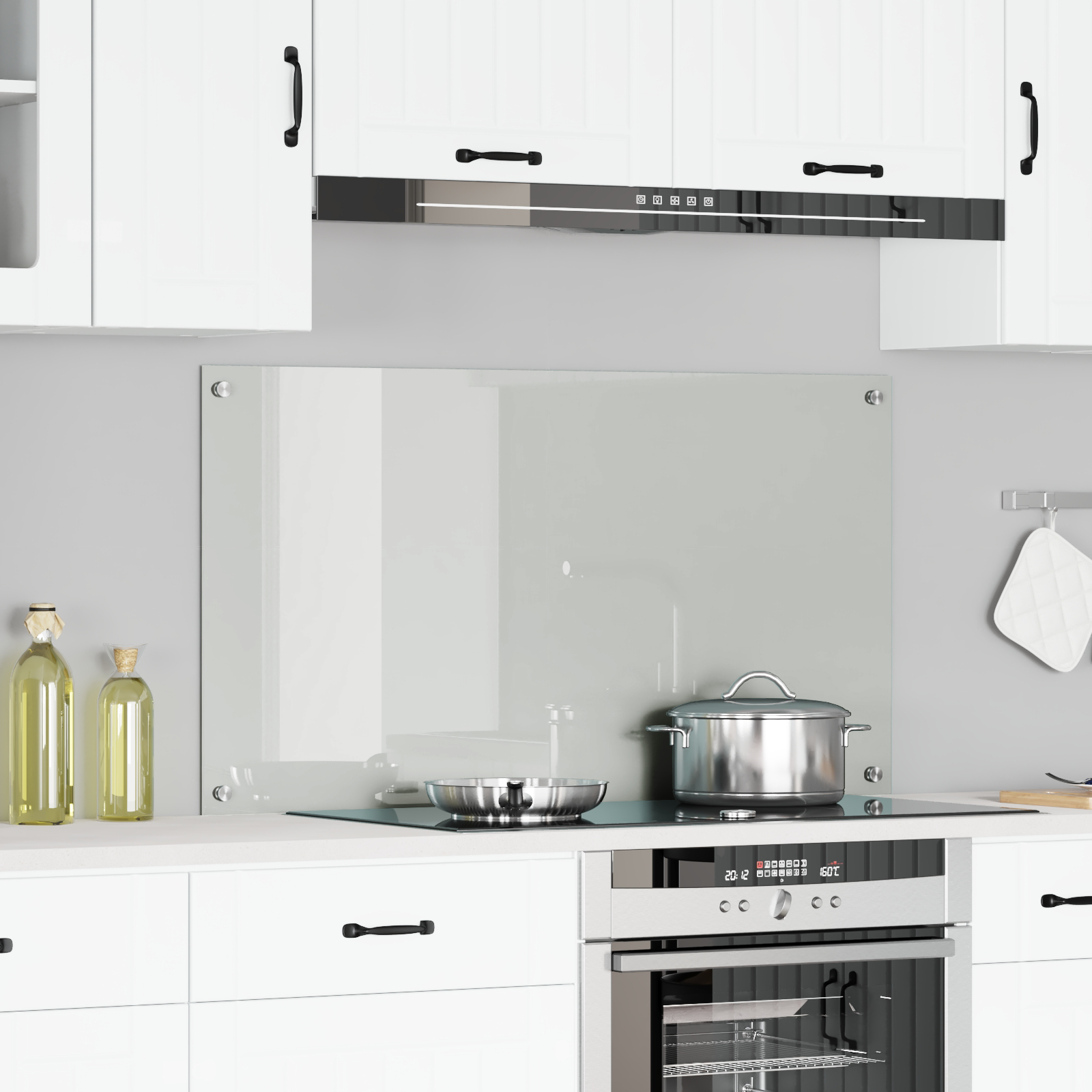 Keuken Achterwand Duidelijk Gehard Glas 110x60x0.6 cm