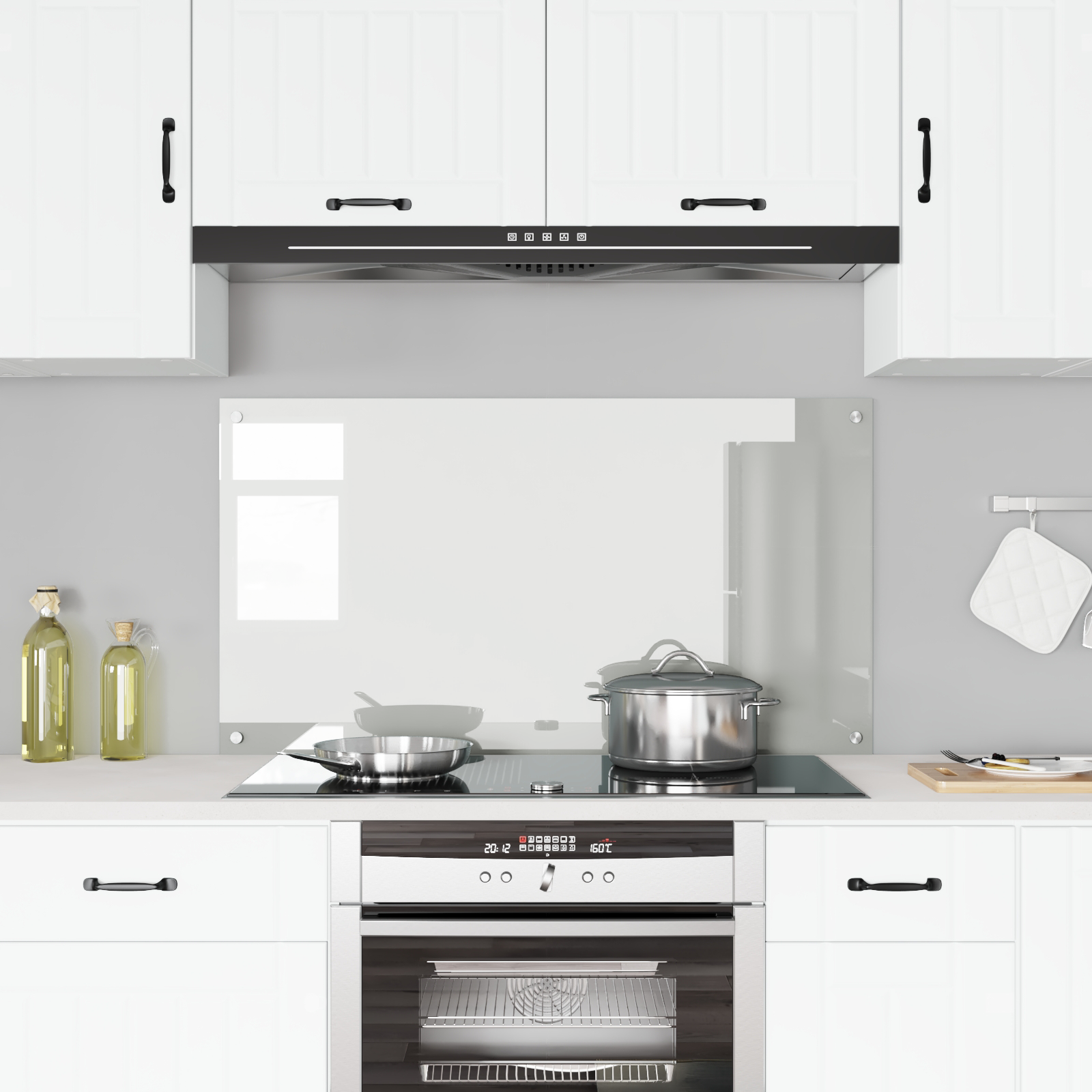 Kitchen Backsplash Clear Tempered Glass 110x60x0.6 cm - Image 3