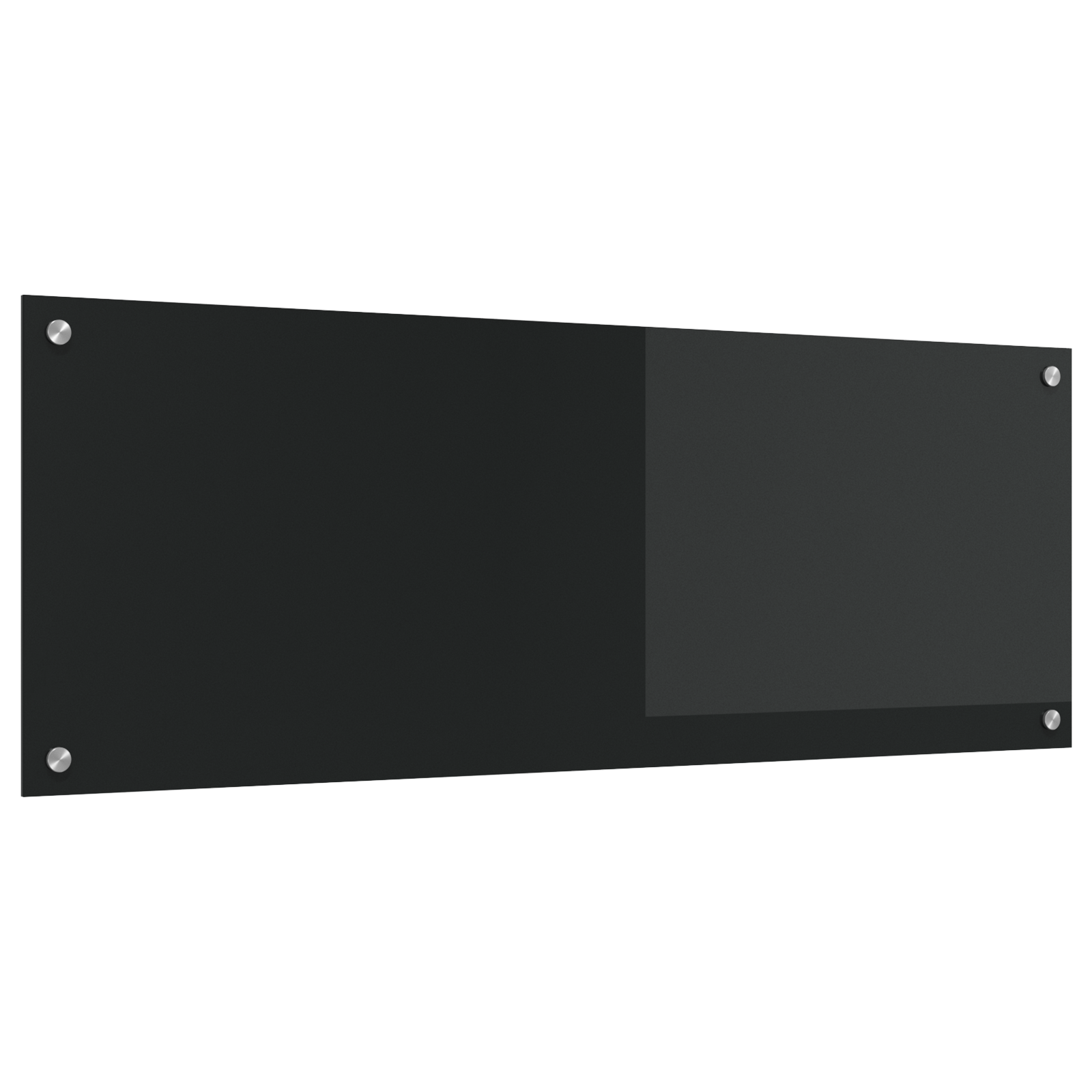 Black Kitchen Backsplash - 110x40x0.6 cm Tempered Glass - Image 4