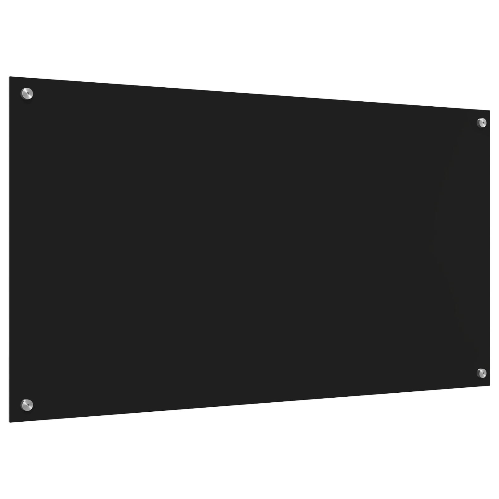 Kitchen Backsplash Black 110x60x0.6 cm Tempered Glass - Image 2