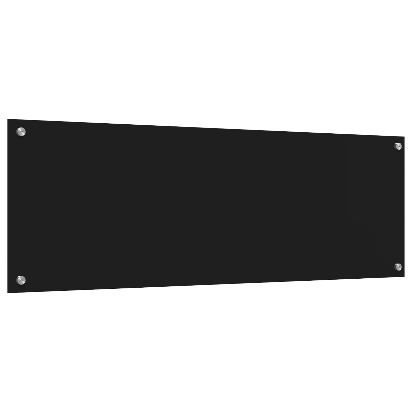 Thumbnail - vidaXL Küchenrückwand Schwarz 120x40x0,6 cm Hartglas