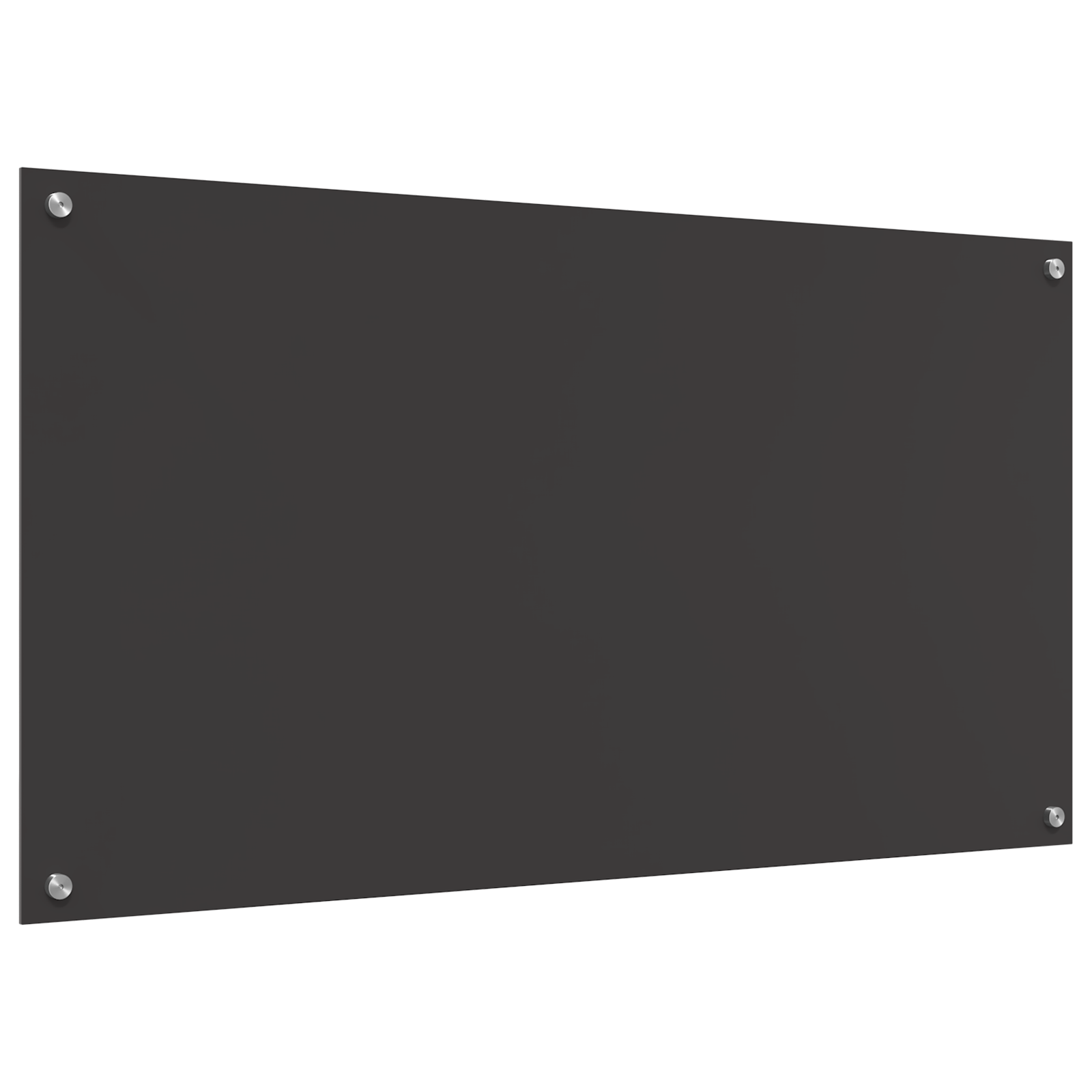 Dark Grey Kitchen Backsplash - 110x60x0.6 cm Tempered Glass - Image 2
