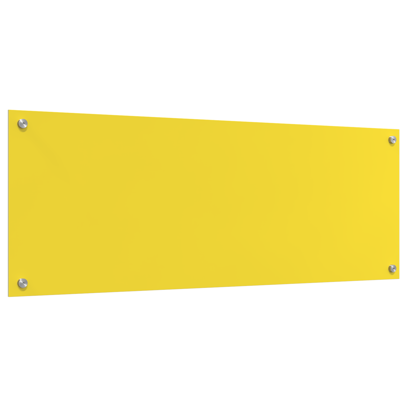 Yellow Kitchen Backsplash 110x40x0.6 cm Tempered Glass - Image 2