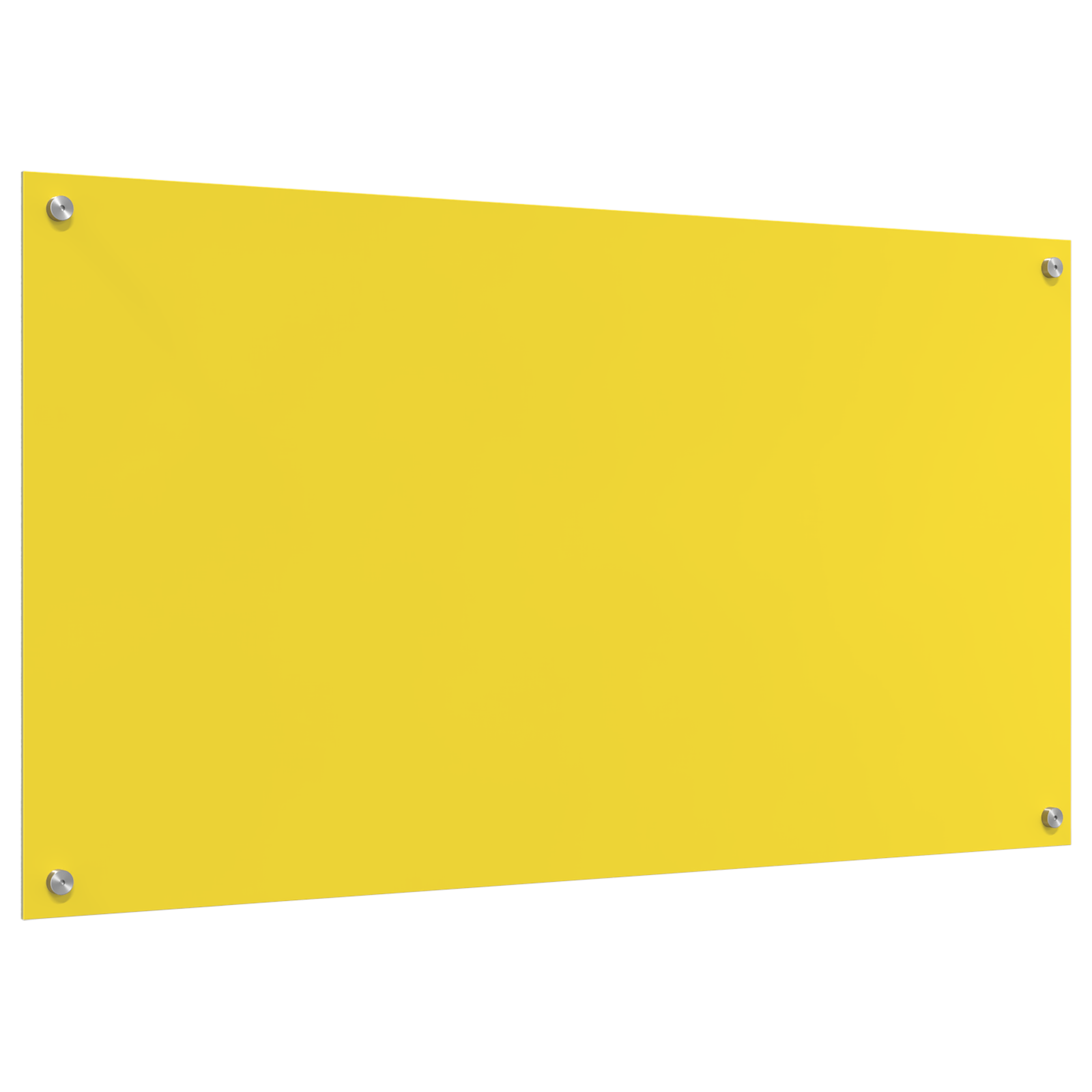 Kitchen Backsplash - Yellow Tempered Glass, 110x60x0.6 cm - Image 2