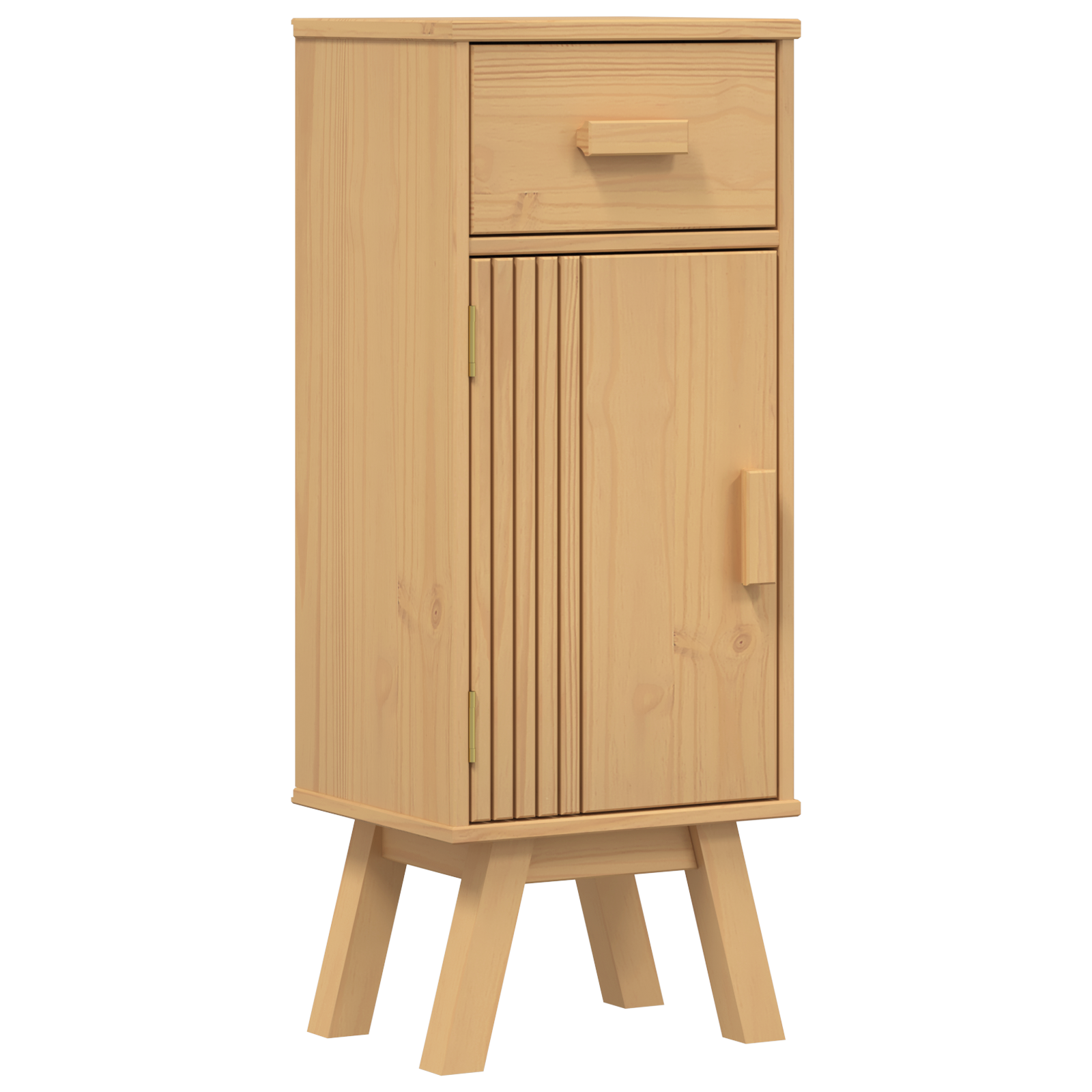 Bathroom Storage Cabinet 35x30x90 cm Solid Wood Pine - Image 2