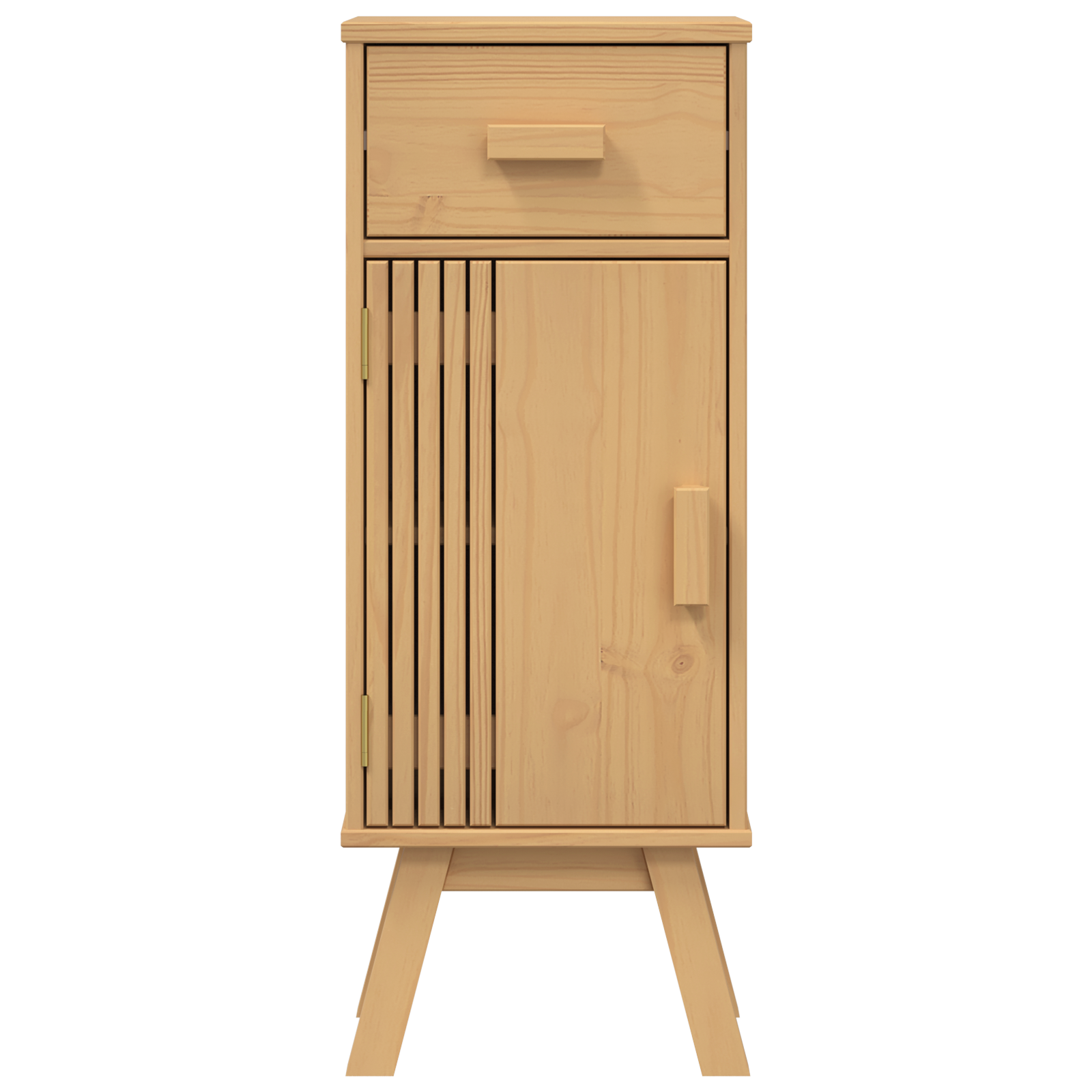 Bathroom Storage Cabinet 35x30x90 cm Solid Wood Pine - Image 6
