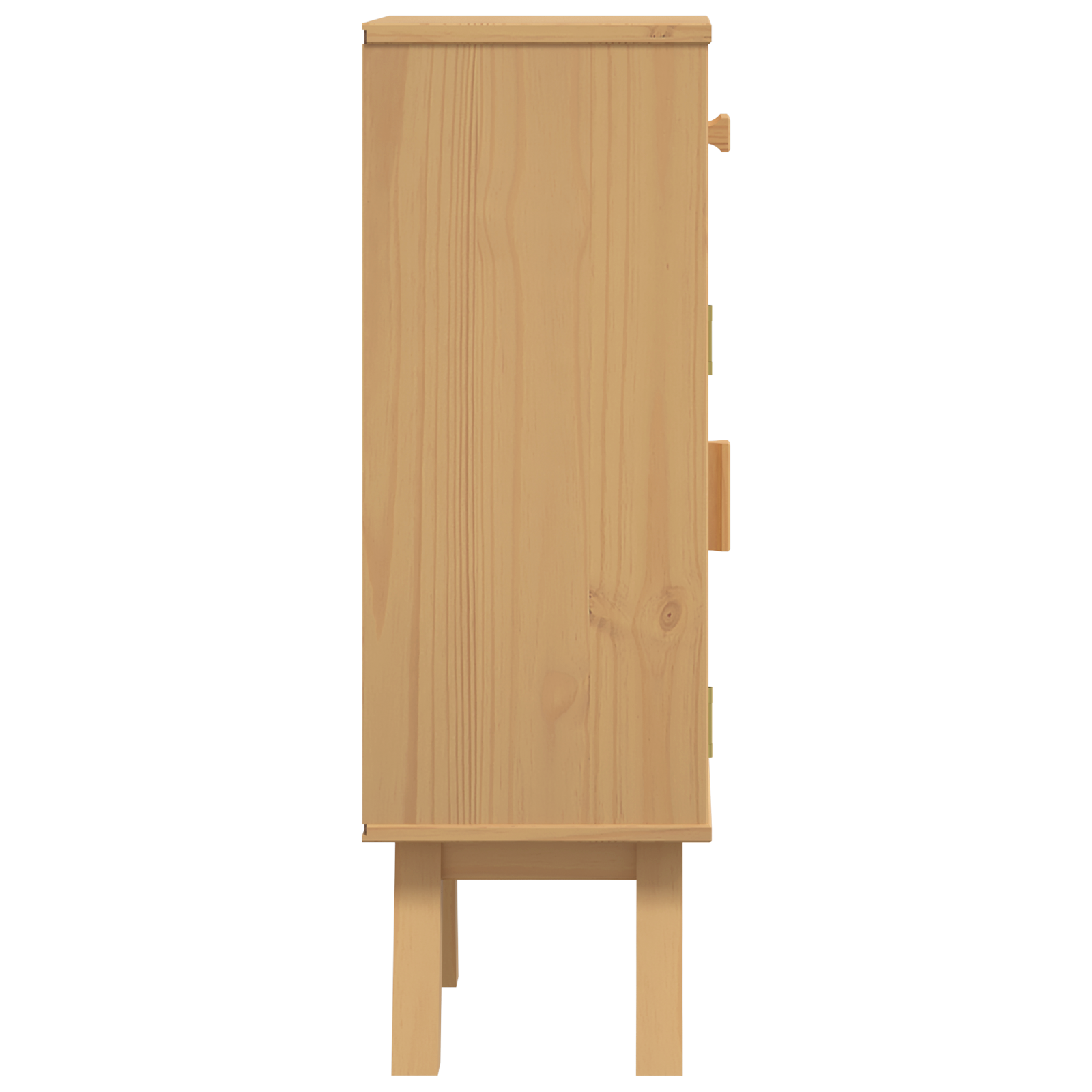 Bathroom Storage Cabinet 35x30x90 cm Solid Wood Pine - Image 7