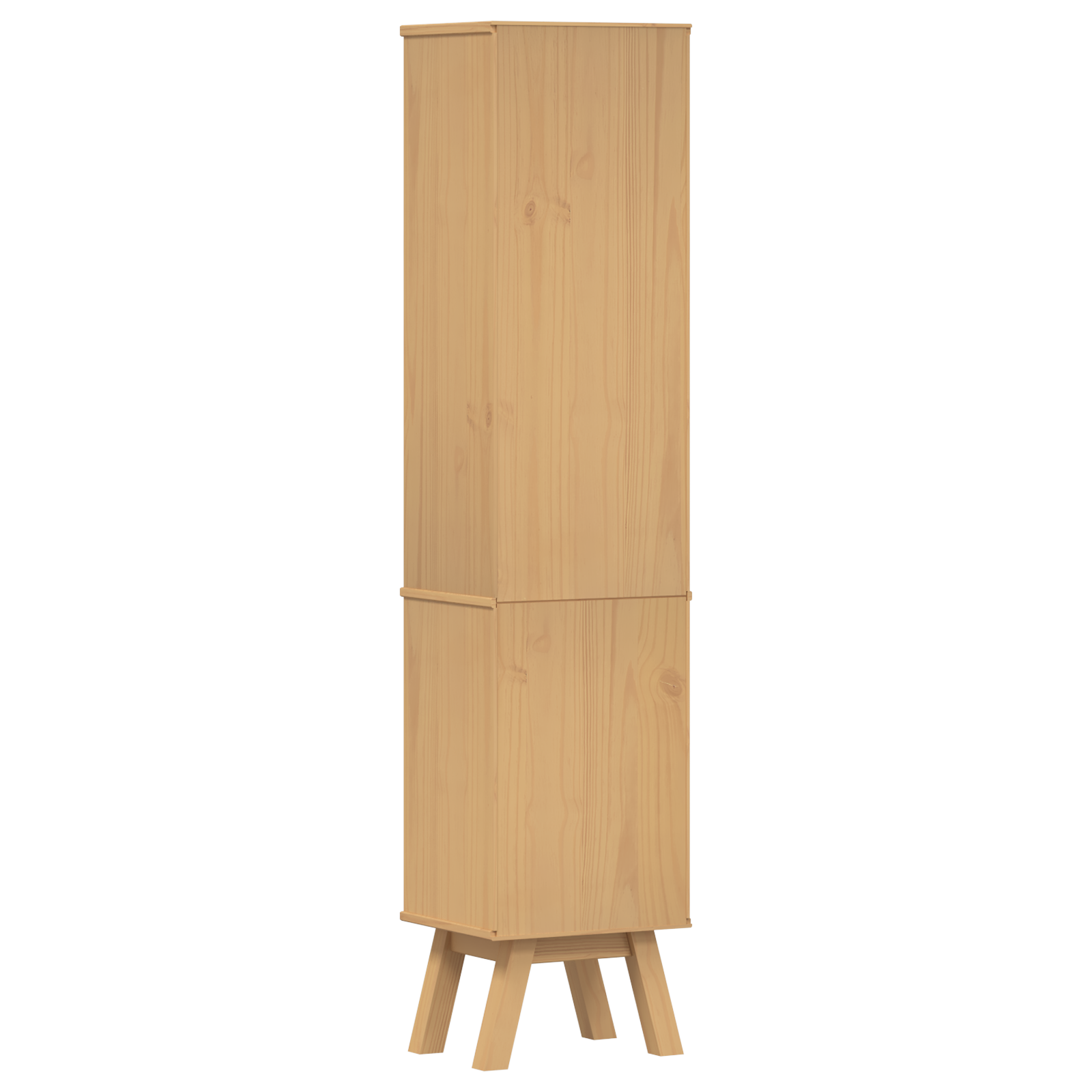 Bathroom Cabinet Brown 35x30x159 cm Solid Pine wood - Image 8