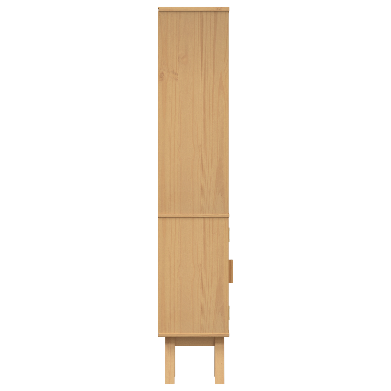 Bathroom Cabinet Brown 35x30x159 cm Solid Pine wood - Image 7