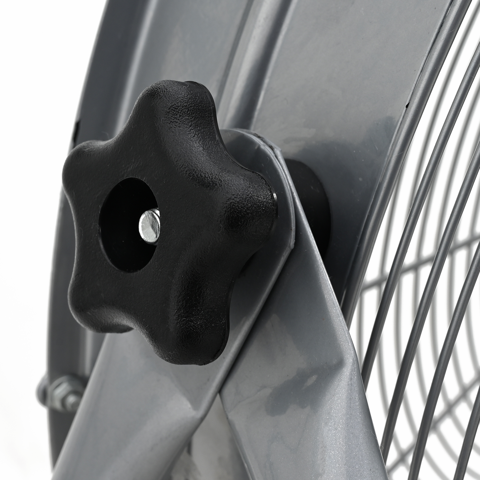 Trommelventilator mit Rollen 3 Gänge Silbern Φ64 cm – Bild 6