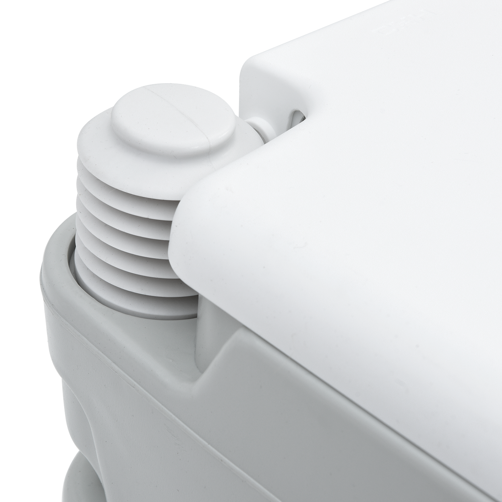 Portable Toilet in Grey & White Plastic, 10 Liters - Image 7