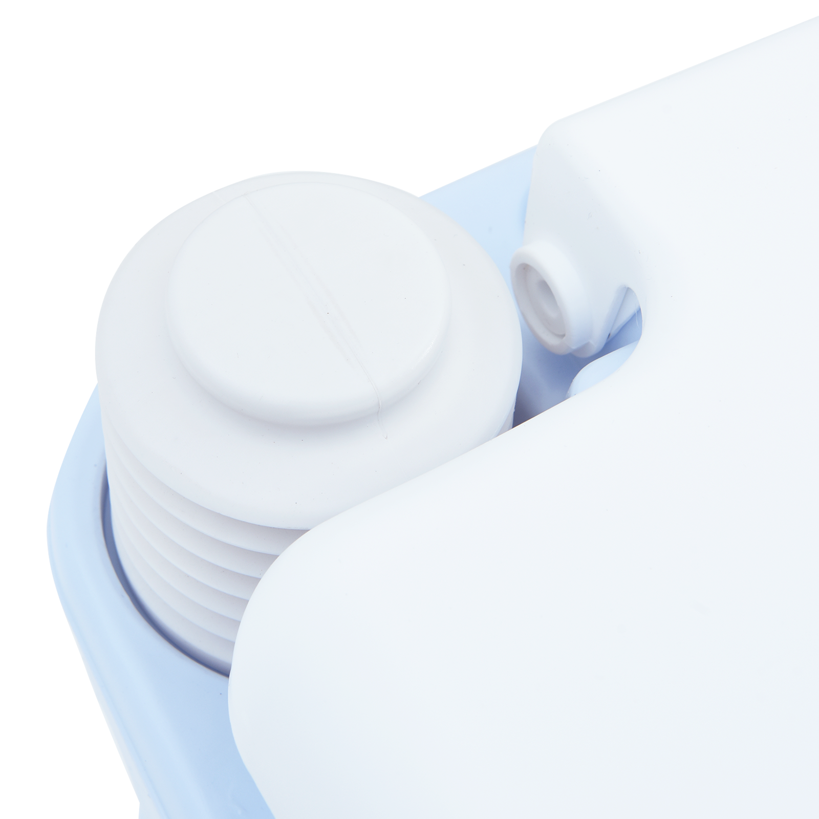 Portable Toilet Light Blue & White Plastic 20L - Image 7