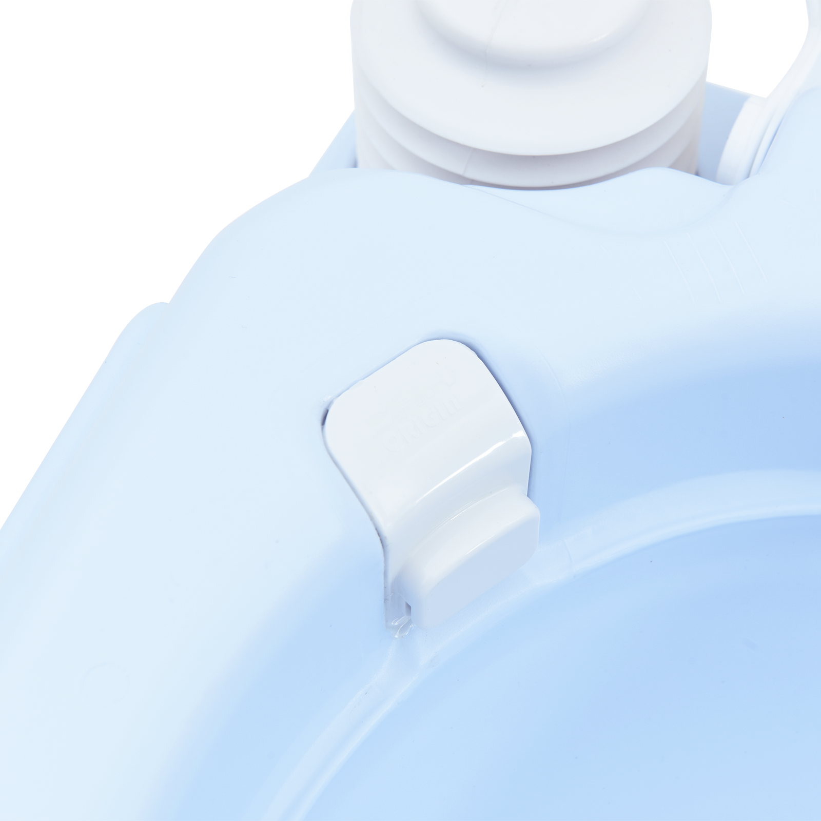 Portable Toilet Light Blue & White Plastic 20L - Image 8