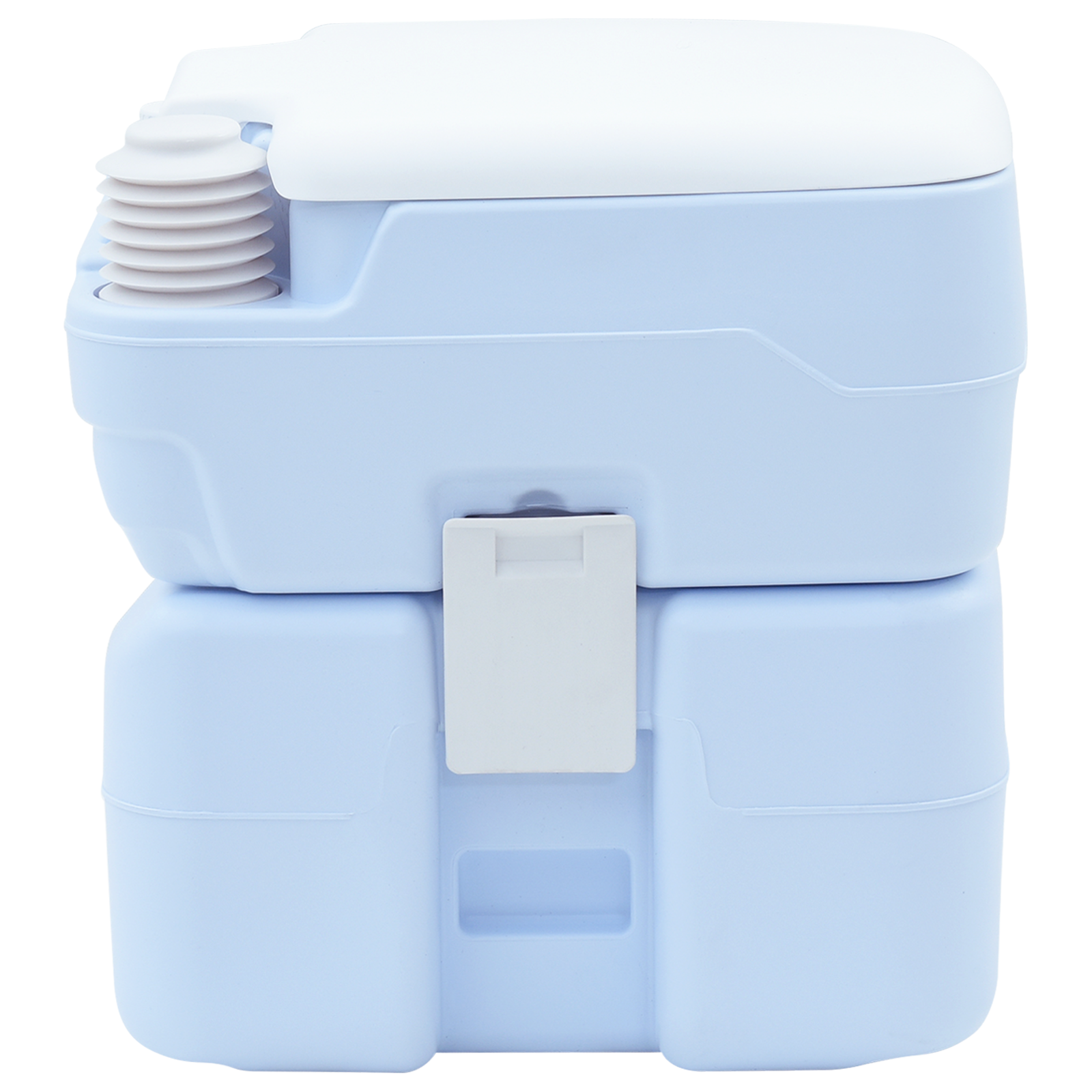 Portable Toilet Light Blue & White Plastic 20L - Image 5